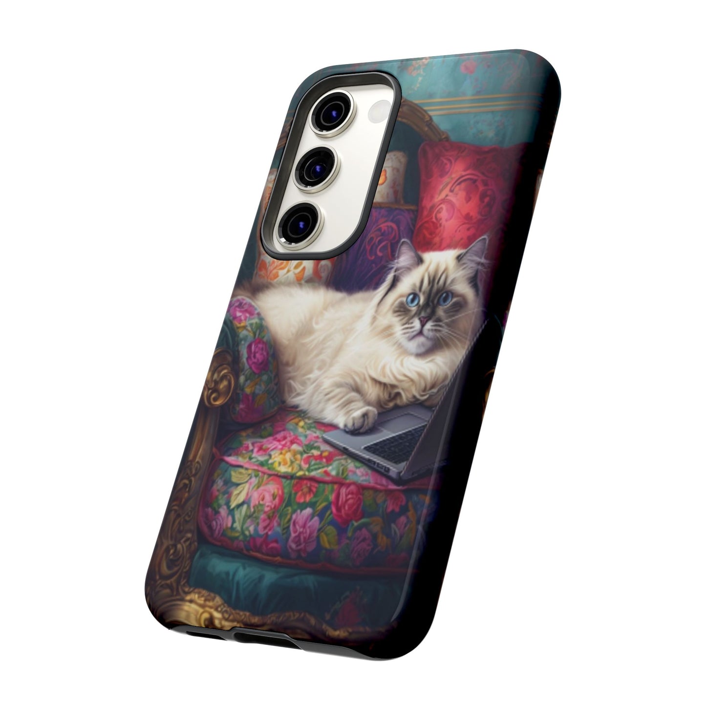 "Purr-sian Productivity" Mobile Phone Case