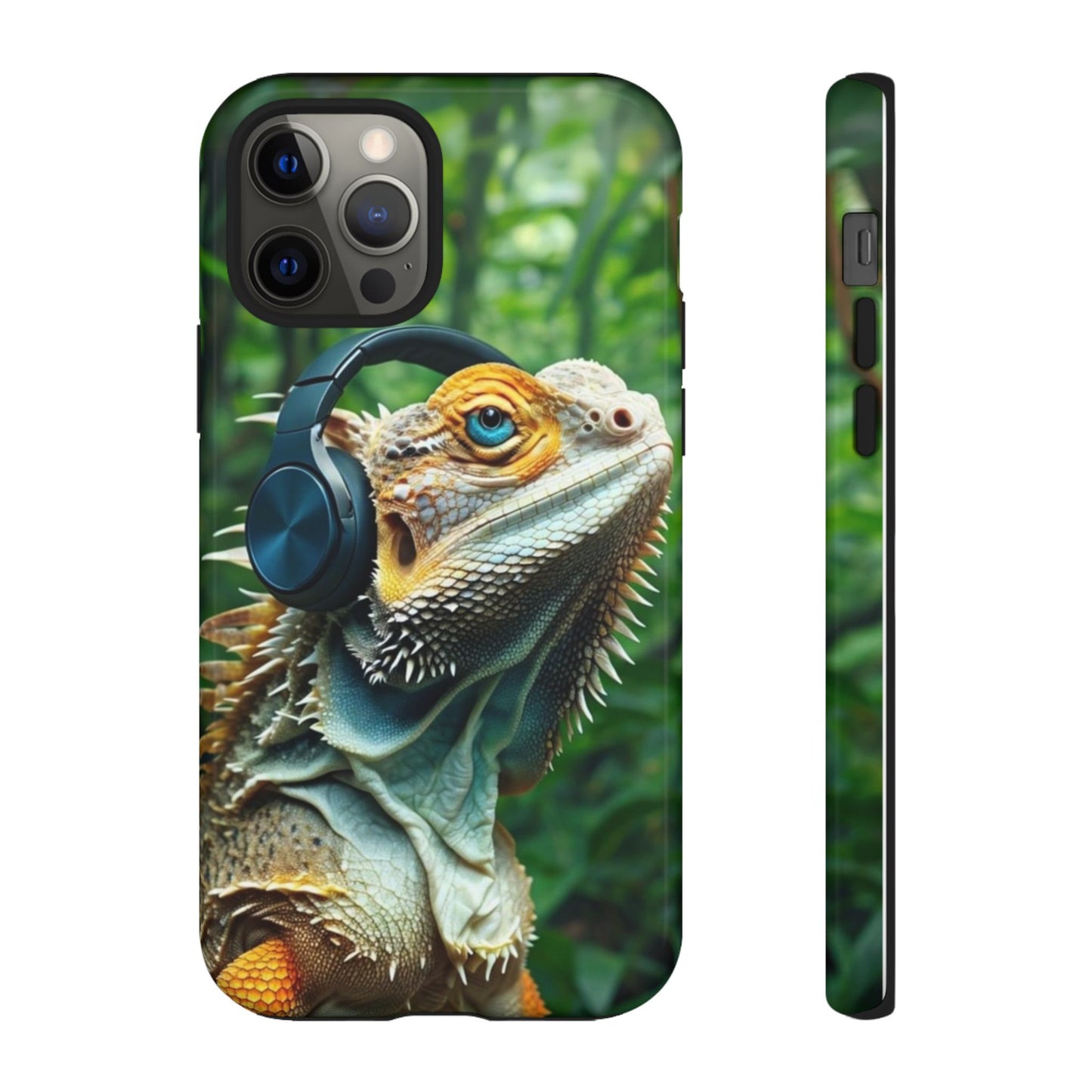 "Bearded Dragon - Jungle Beats" Mobile Phone Case