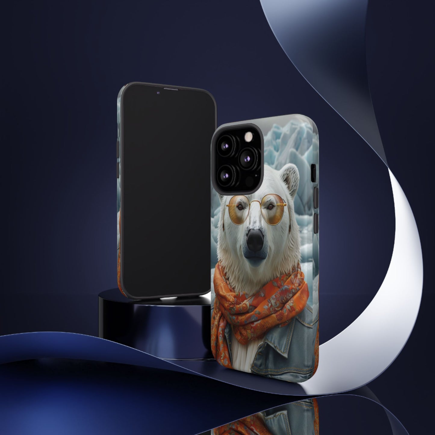 "Urban Zen Polar Bear" Mobile Phone Case