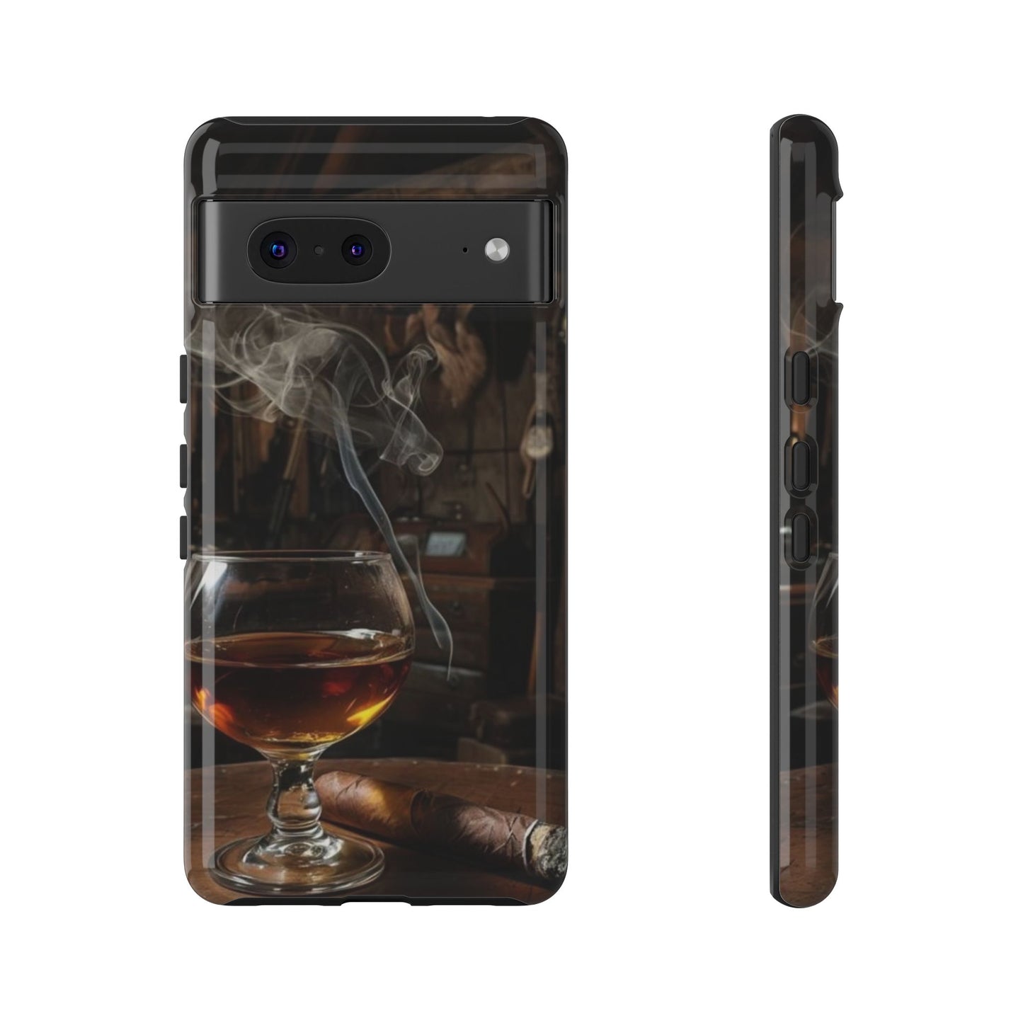 "Hot Whiskey and Cigar" Mobile Phone Case