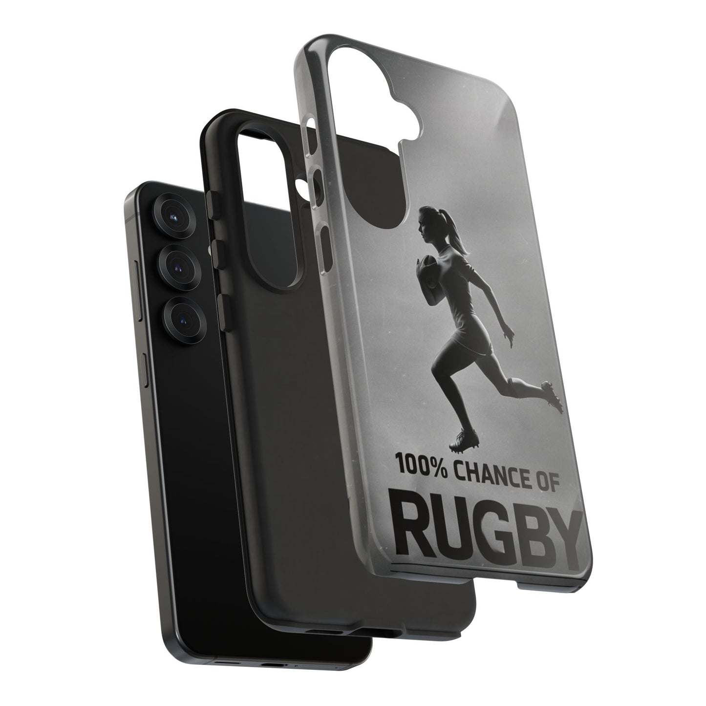 "Rain, Shine, Rugby" Mobile Phone Case