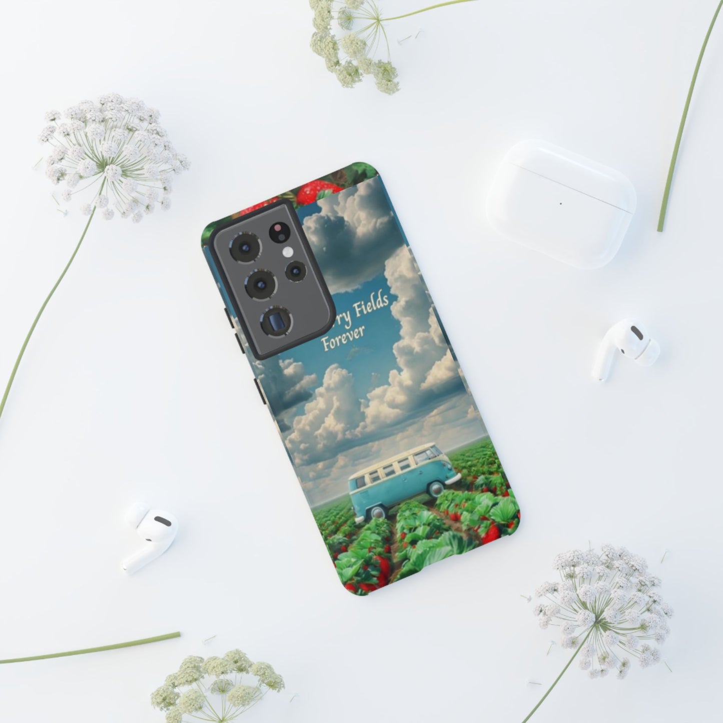 "Life is Short.  Vintage Summer Vibes" Mobile Phone Case