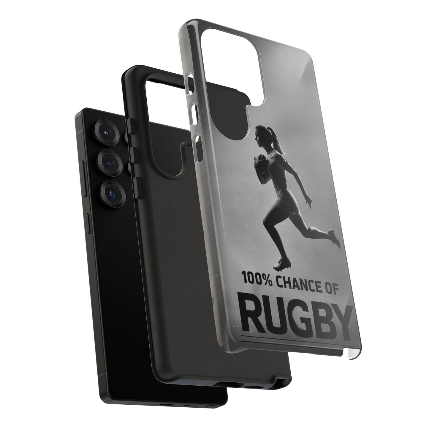 "Rain, Shine, Rugby" Mobile Phone Case