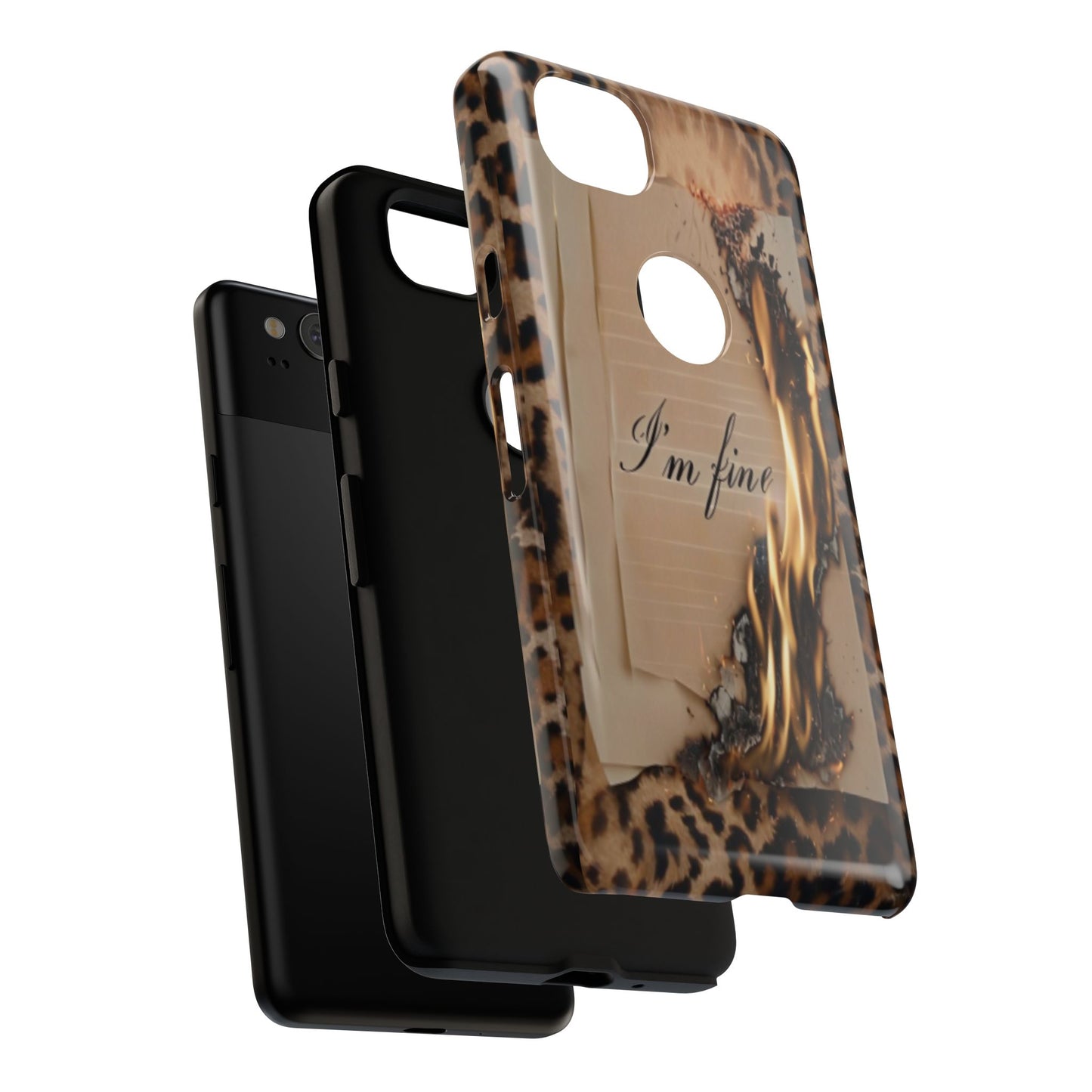 "I Am Fine" Mobile Phone Case