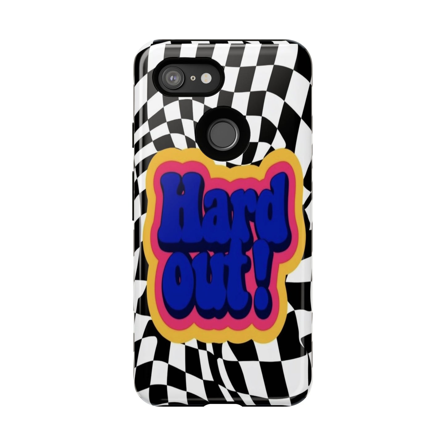 "Hard Out" Mobile Phone Case (blue)