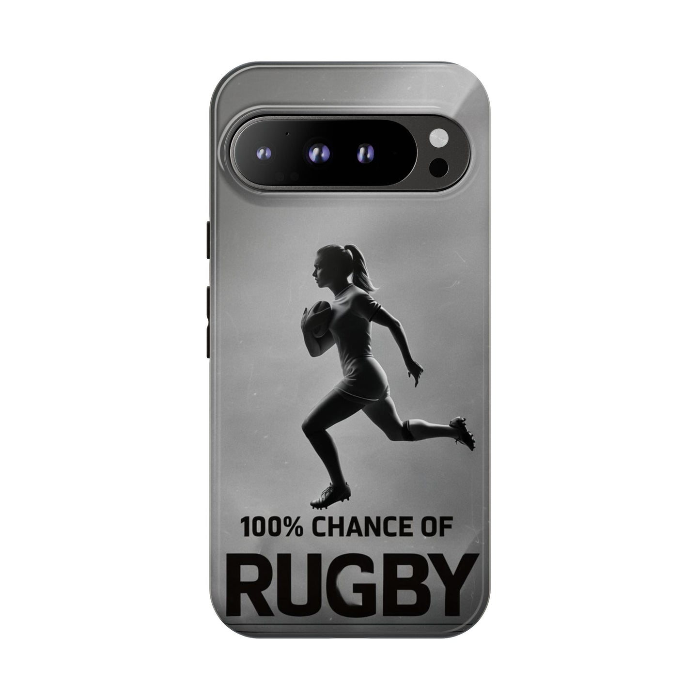 "Rain, Shine, Rugby" Mobile Phone Case
