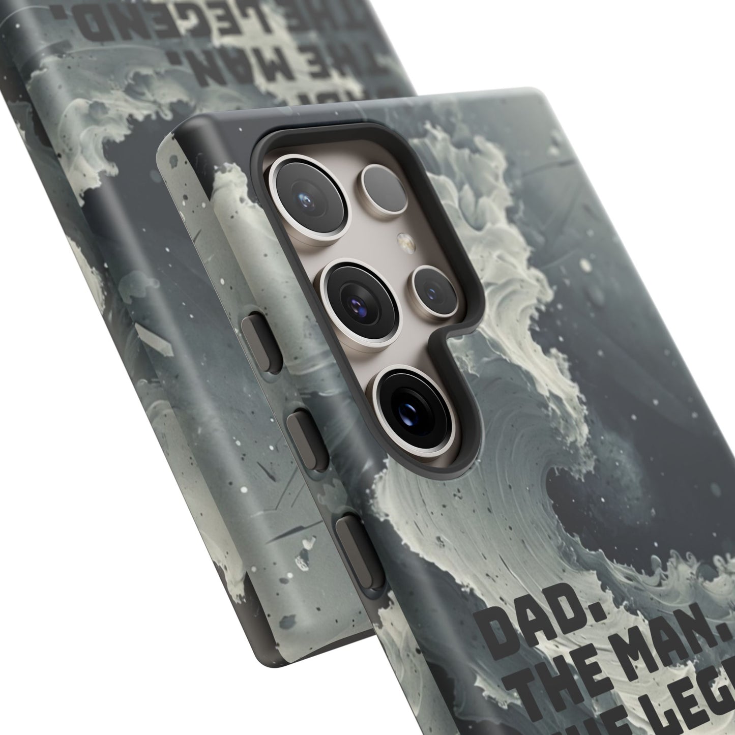 "Dad. The Man. The Legend" Mobile Phone Case (grey)