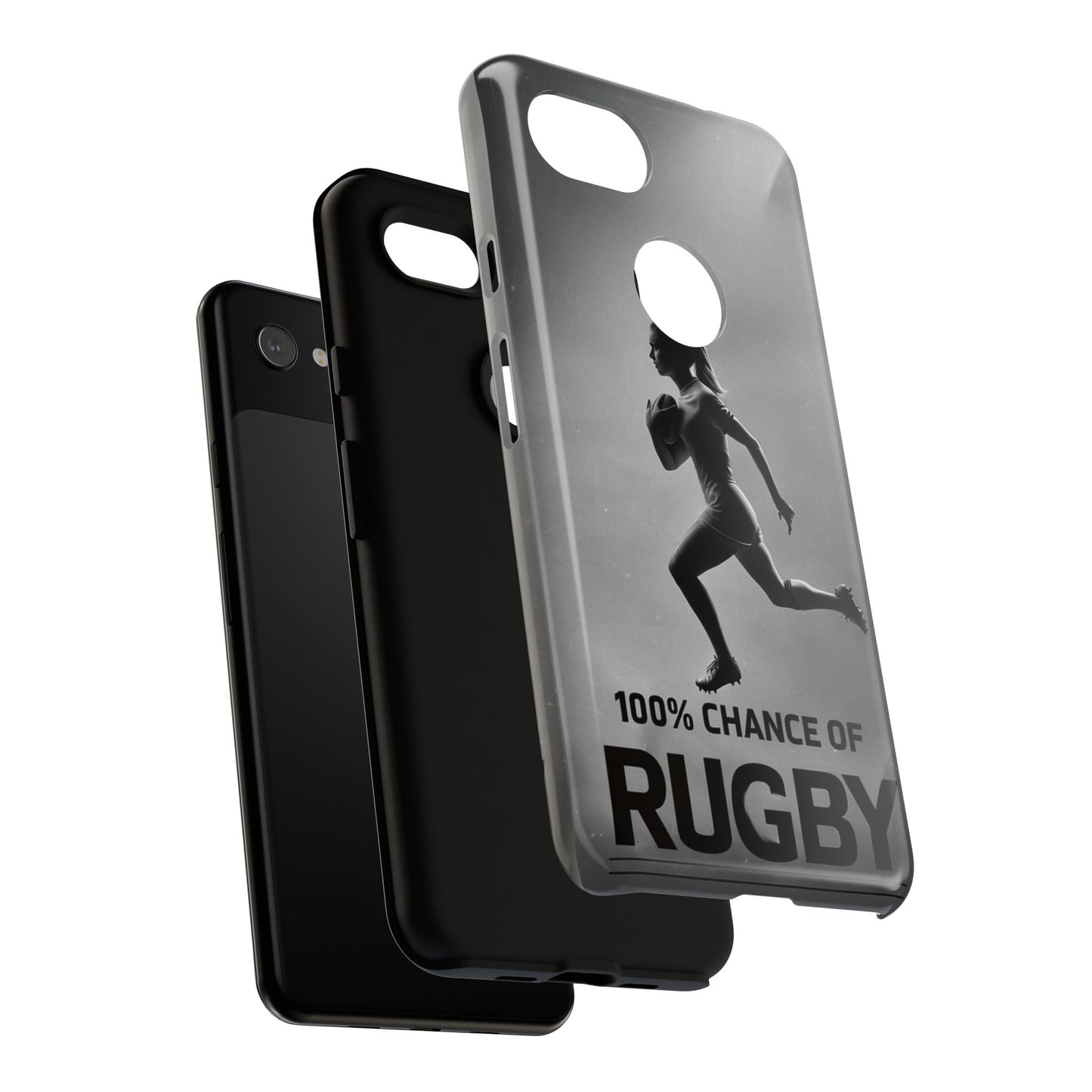 "Rain, Shine, Rugby" Mobile Phone Case