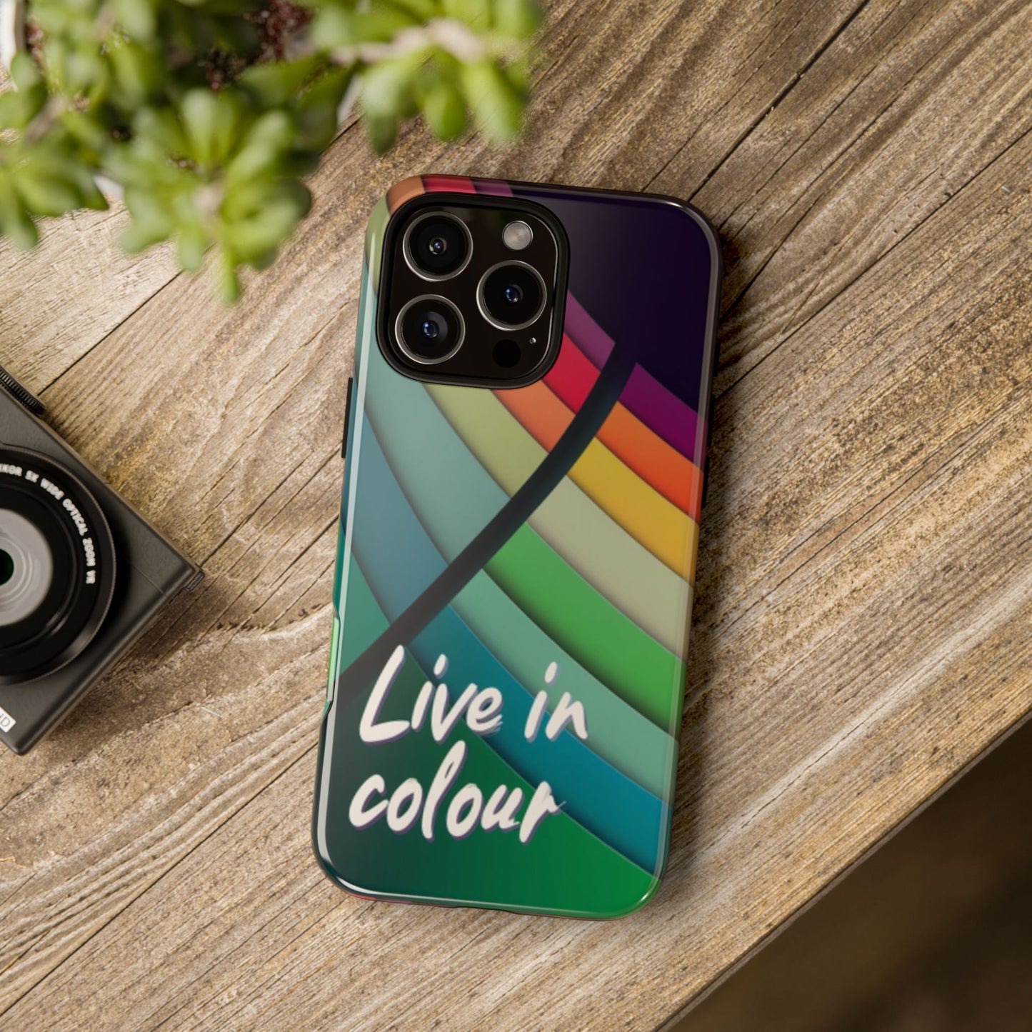 "Live in Colour" Mobile Phone Case