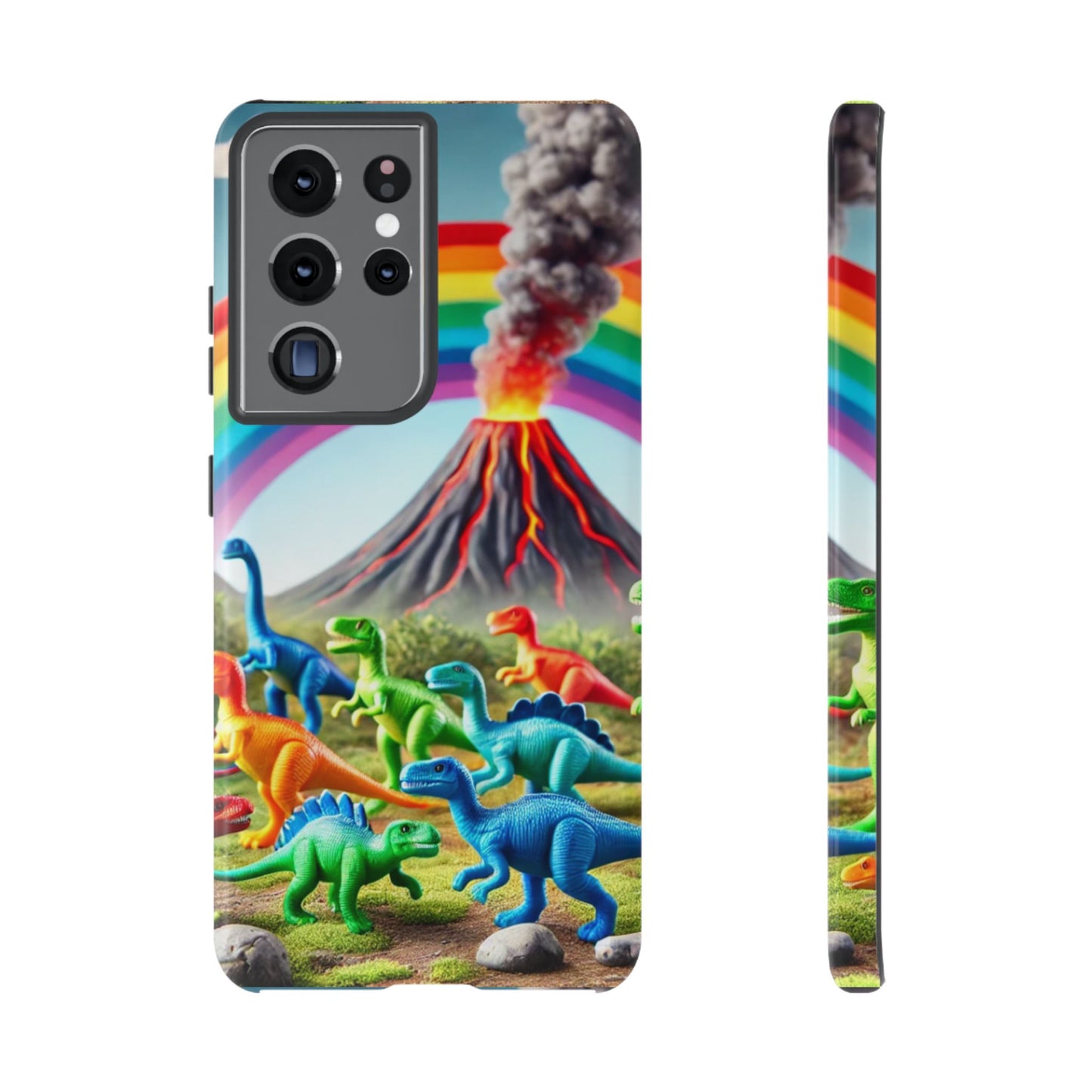 "Rainbow Dinosaurs" Mobile Phone Case