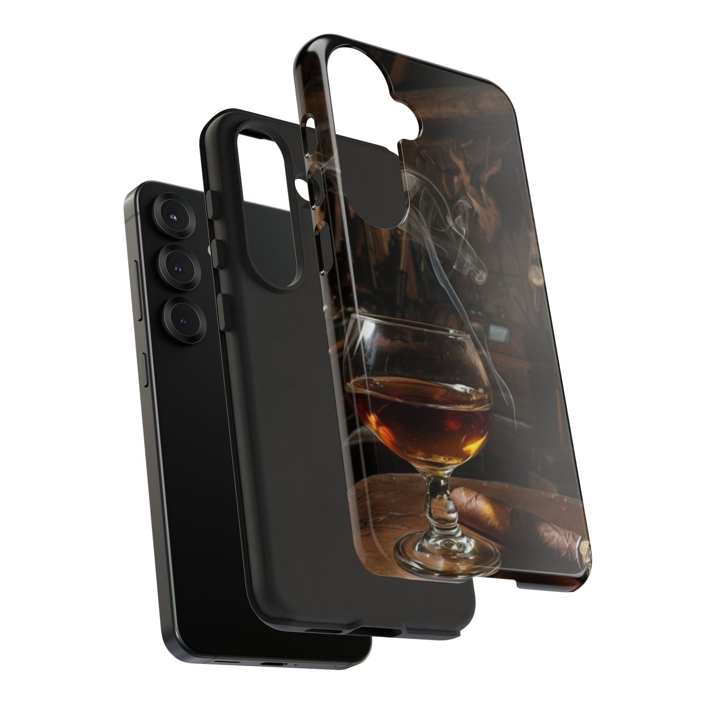 "Hot Whiskey and Cigar" Mobile Phone Case