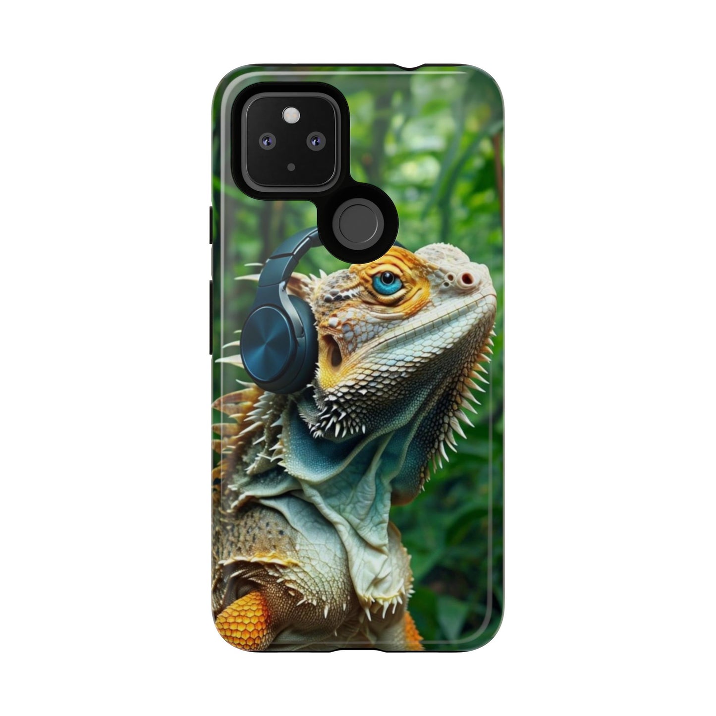 "Bearded Dragon - Jungle Beats" Mobile Phone Case