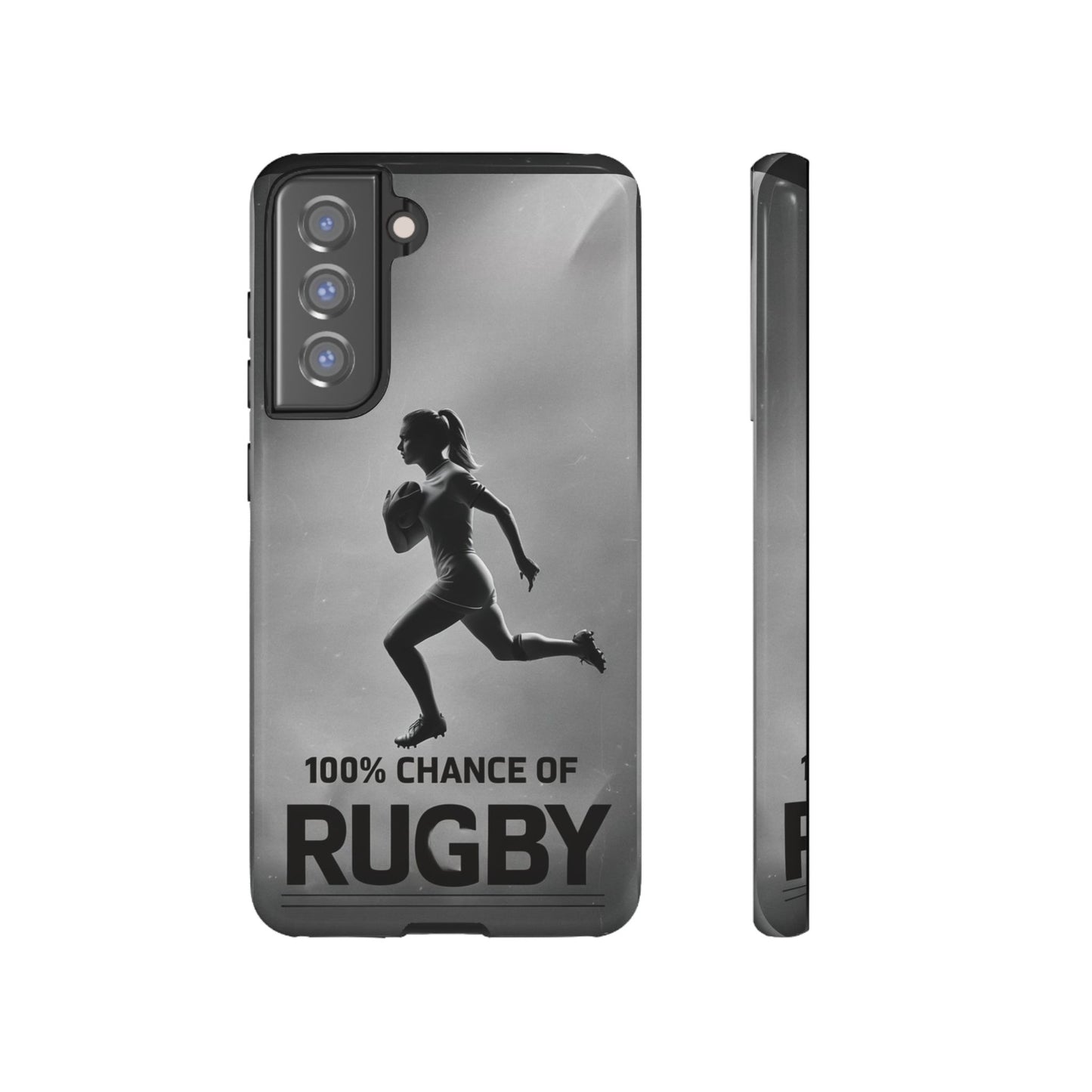 "Rain, Shine, Rugby" Mobile Phone Case