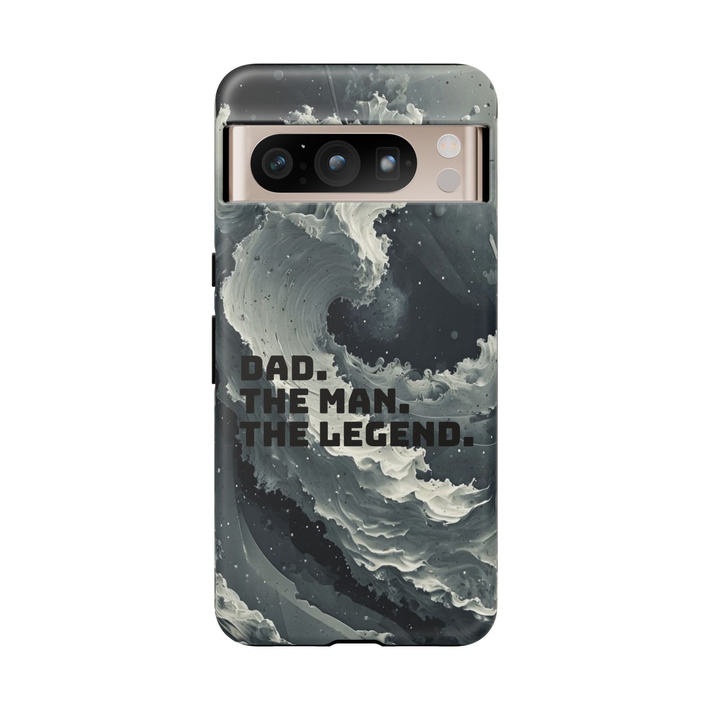 "Dad. The Man. The Legend" Mobile Phone Case (grey)