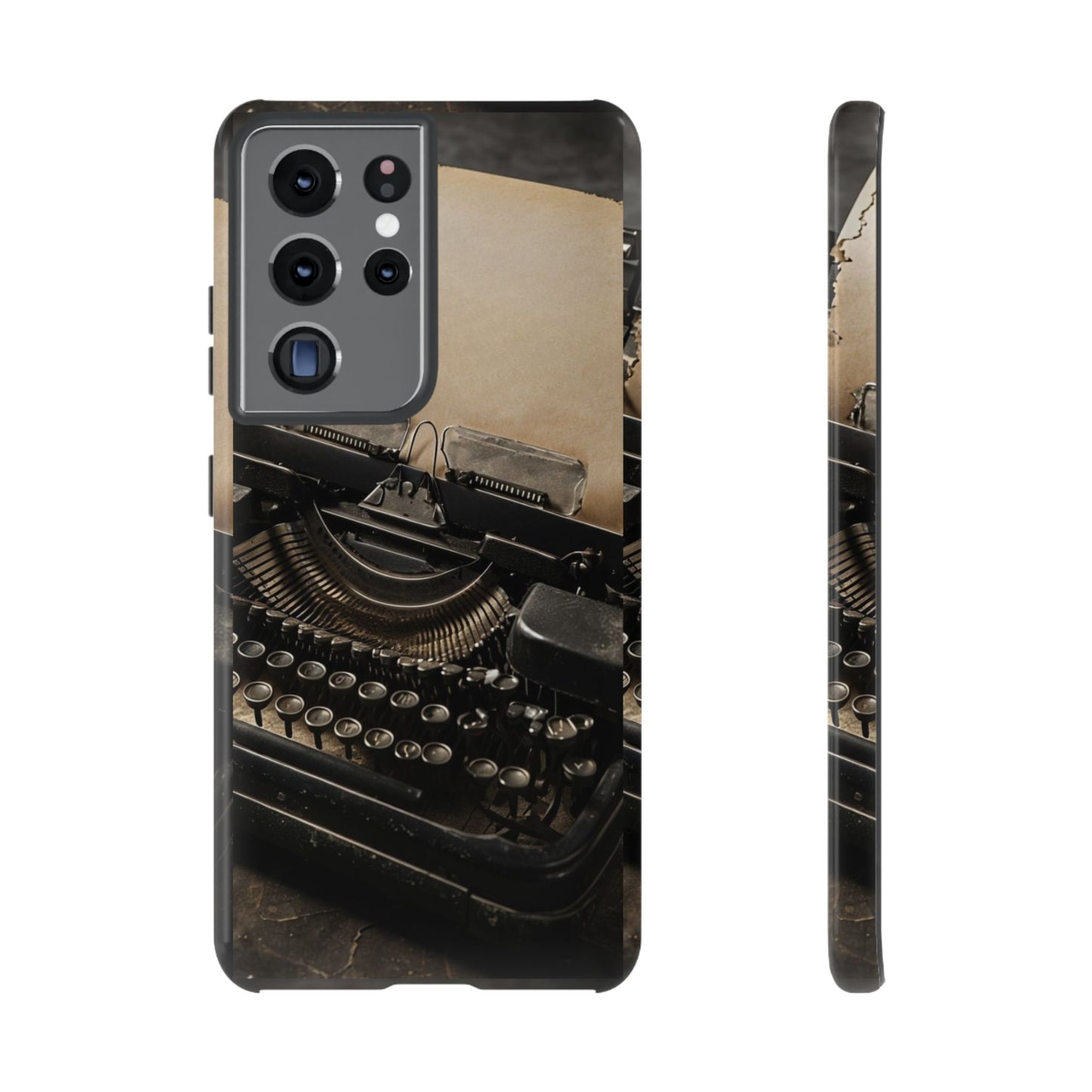 "Fade in. A Writer at the Cusp of Genius" Mobile Phone Case