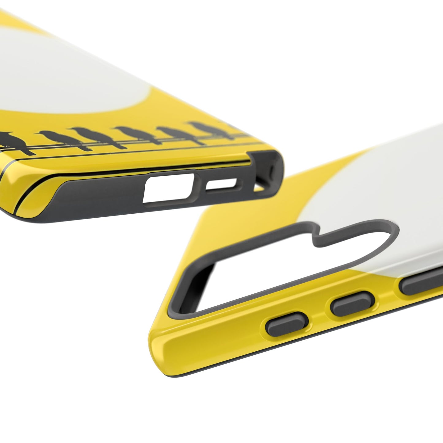 "The Feathered Assembly - Yellow" Mobile Phone Case