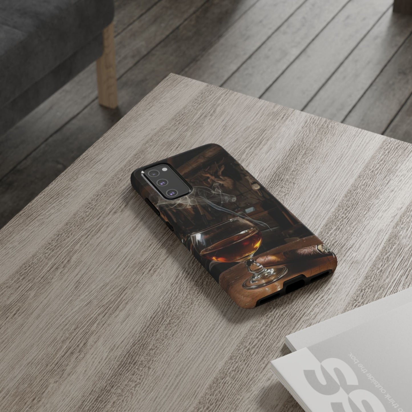 "Hot Whiskey and Cigar" Mobile Phone Case