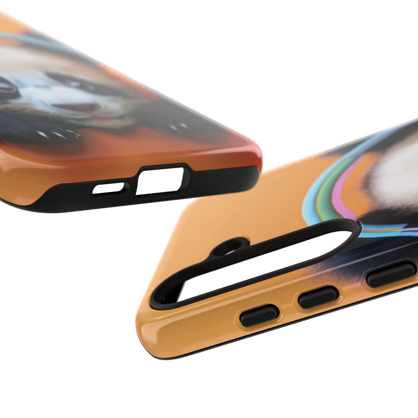 "Baby Panda wearing Headphones" Mobile Phone Case