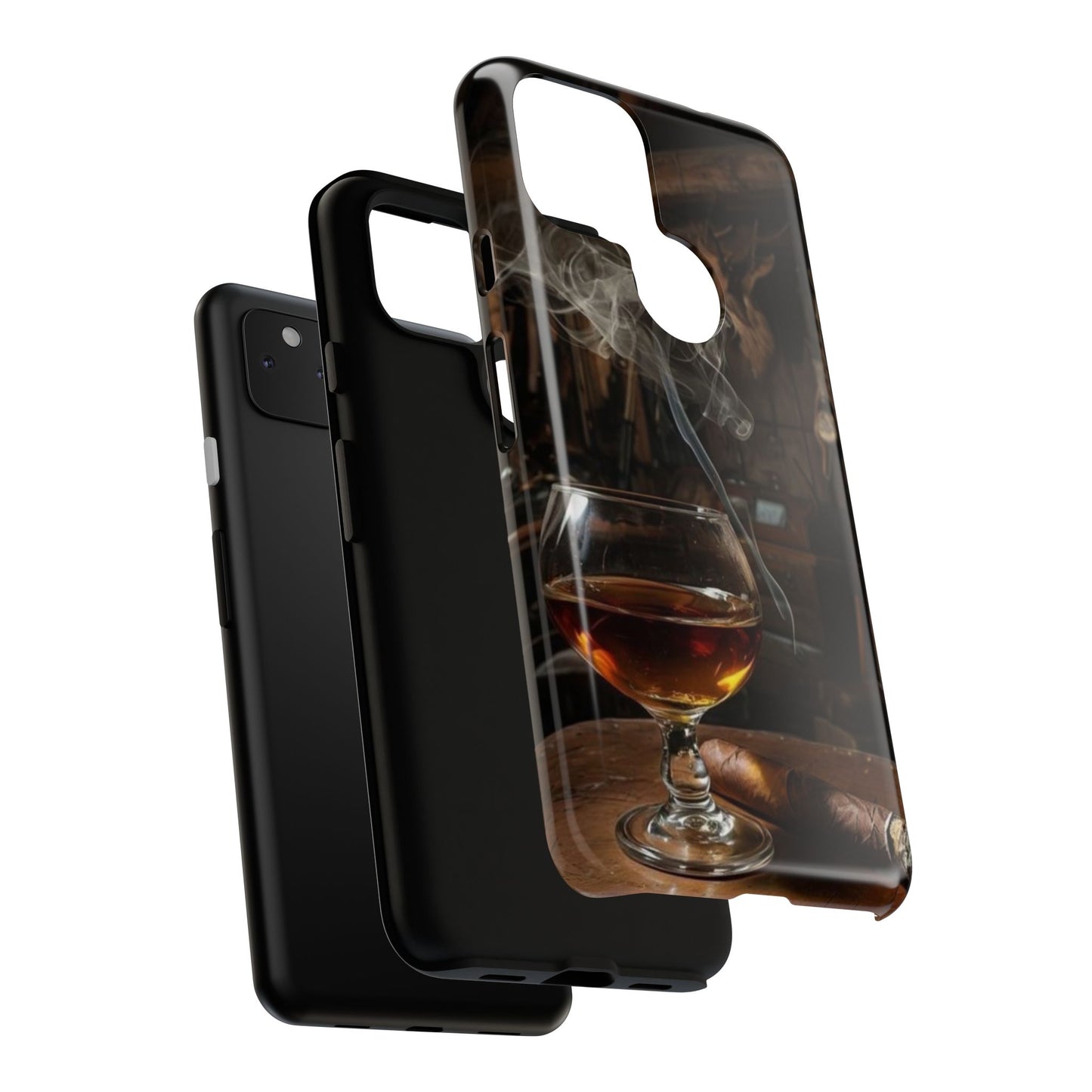 "Hot Whiskey and Cigar" Mobile Phone Case