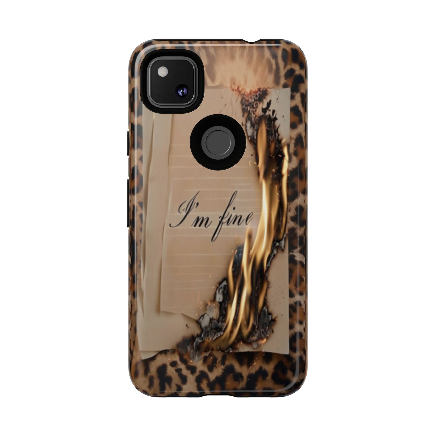 "I Am Fine" Mobile Phone Case