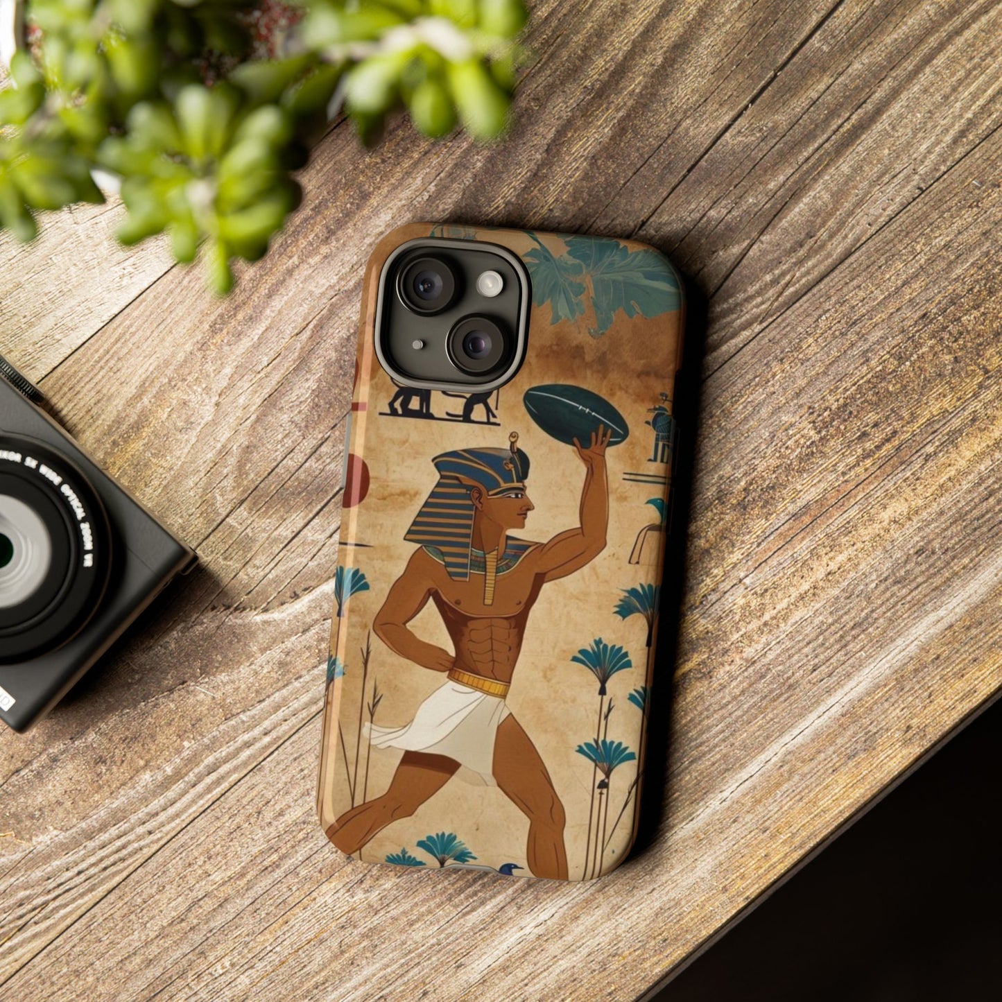 "Tutankhaman Takes the Pass" Mobile Phone Case