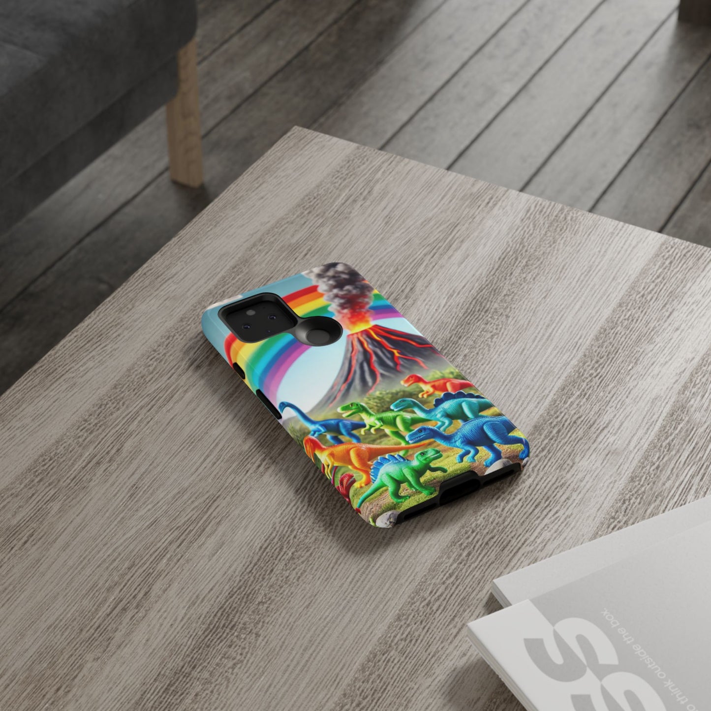 "Rainbow Dinosaurs" Mobile Phone Case