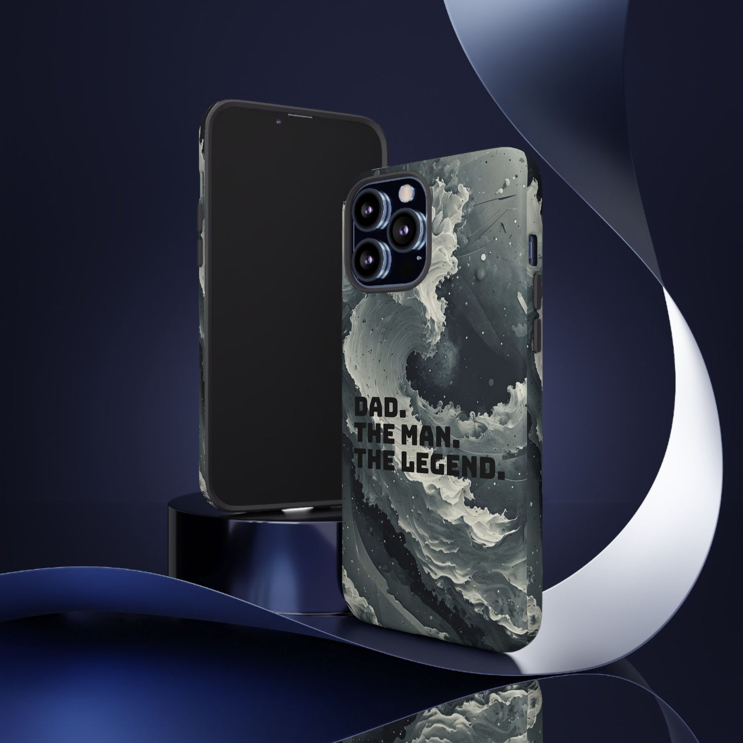 "Dad. The Man. The Legend" Mobile Phone Case (grey)