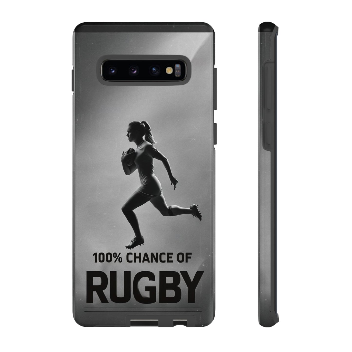 "Rain, Shine, Rugby" Mobile Phone Case