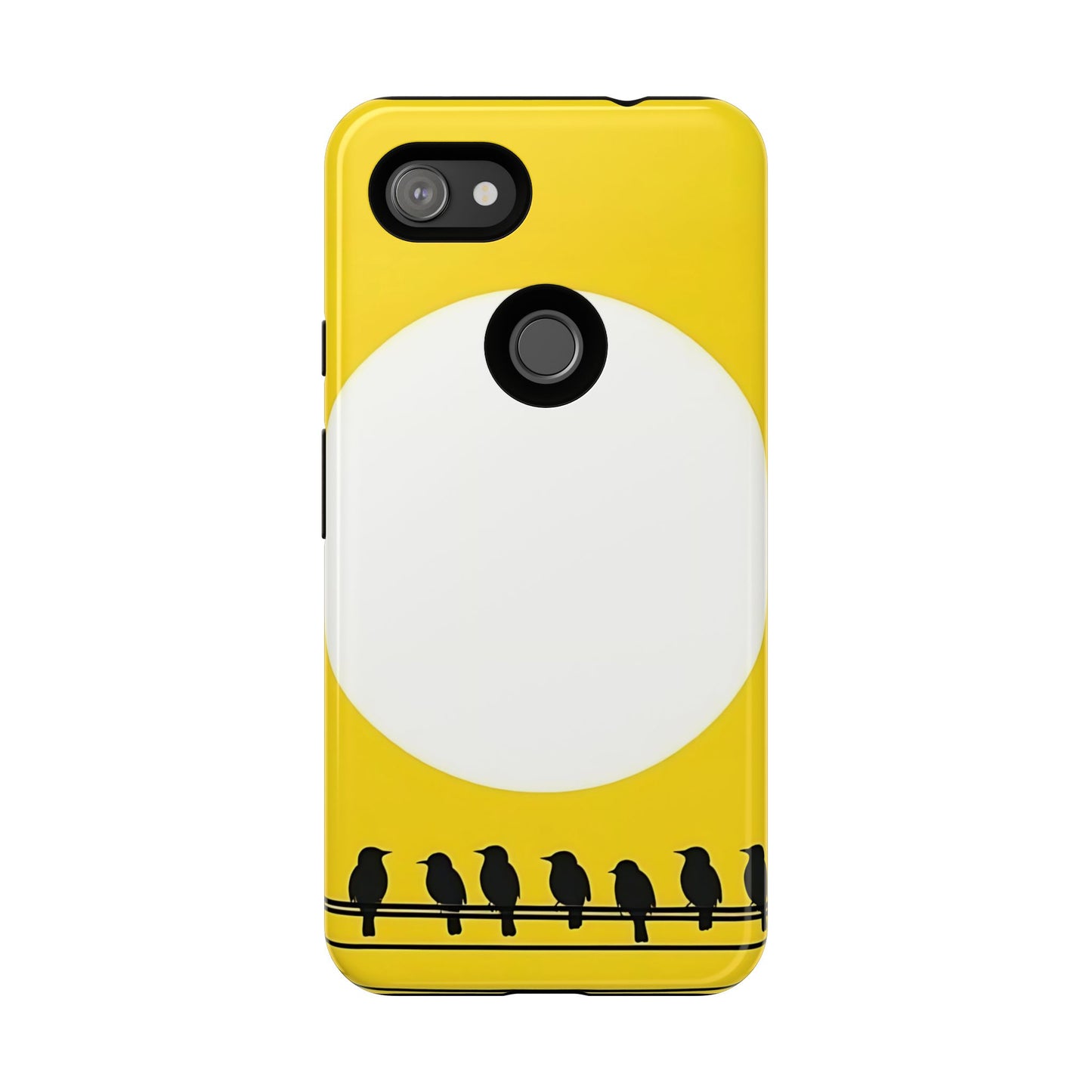 "The Feathered Assembly - Yellow" Mobile Phone Case
