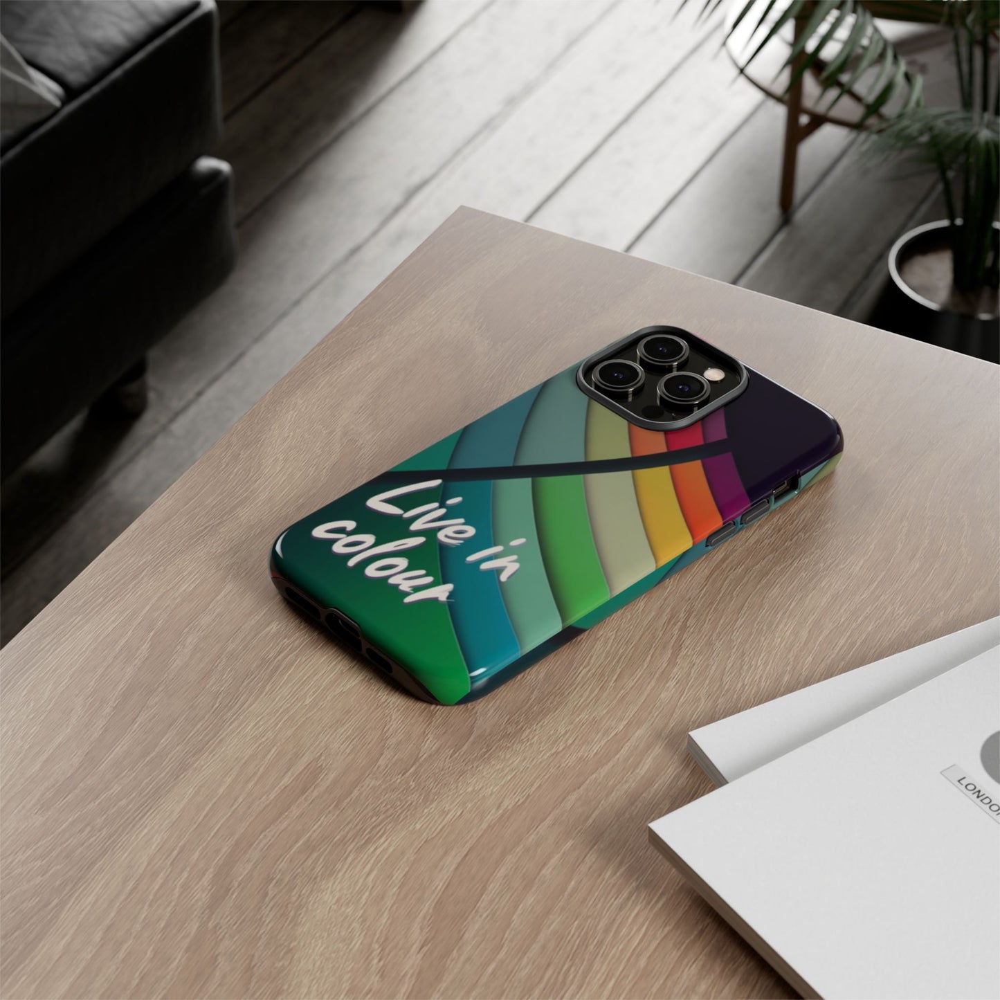"Live in Colour" Mobile Phone Case
