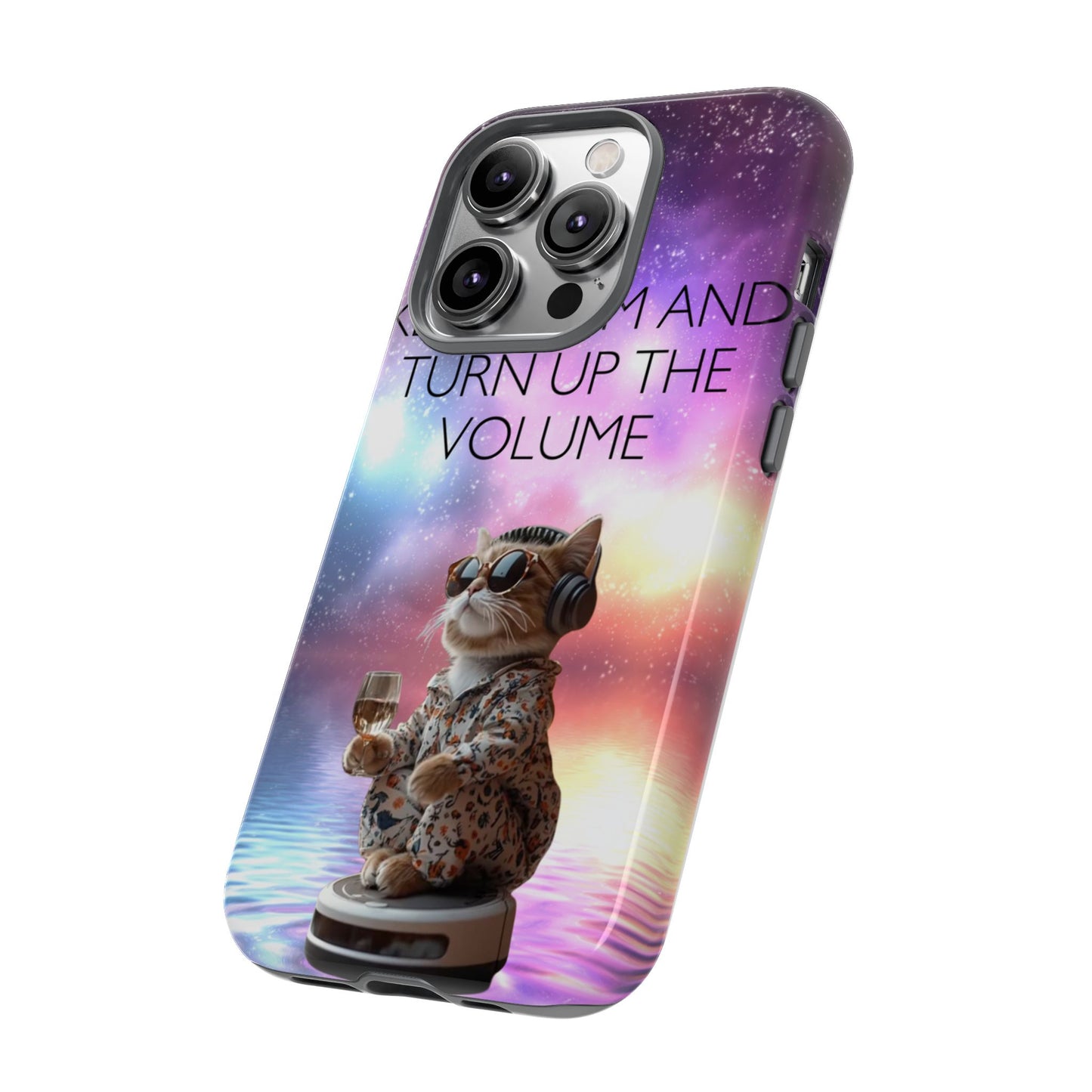 "Keep calm and turn up the Volume" Mobile Phone Case (mix)