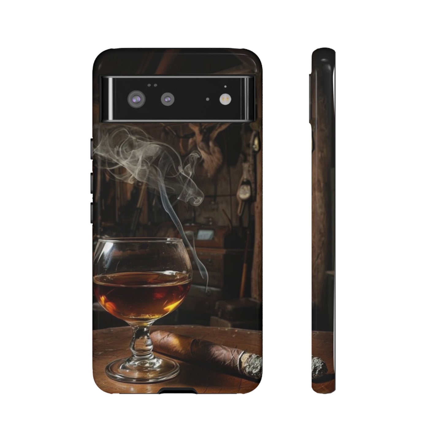 "Hot Whiskey and Cigar" Mobile Phone Case