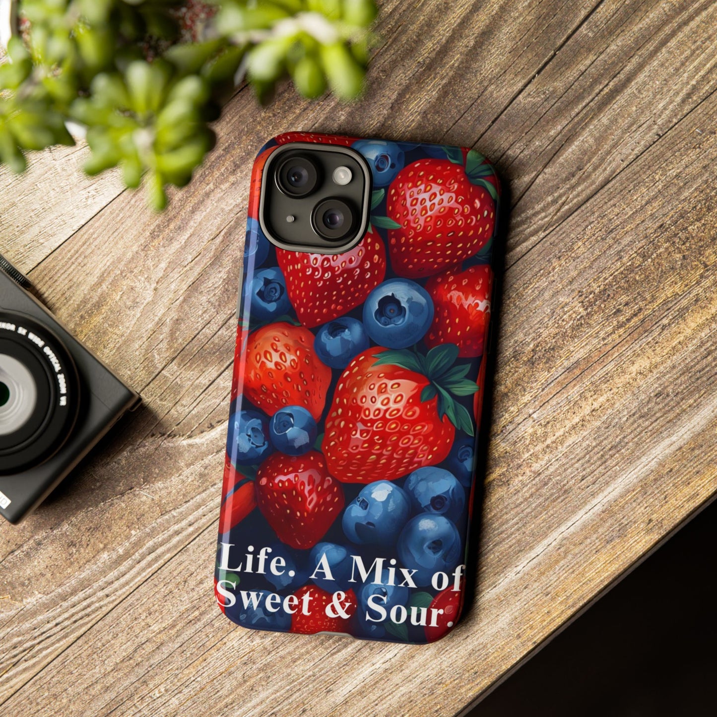 "Life. A Mix of Sweet and Sour" Mobile Phone Case