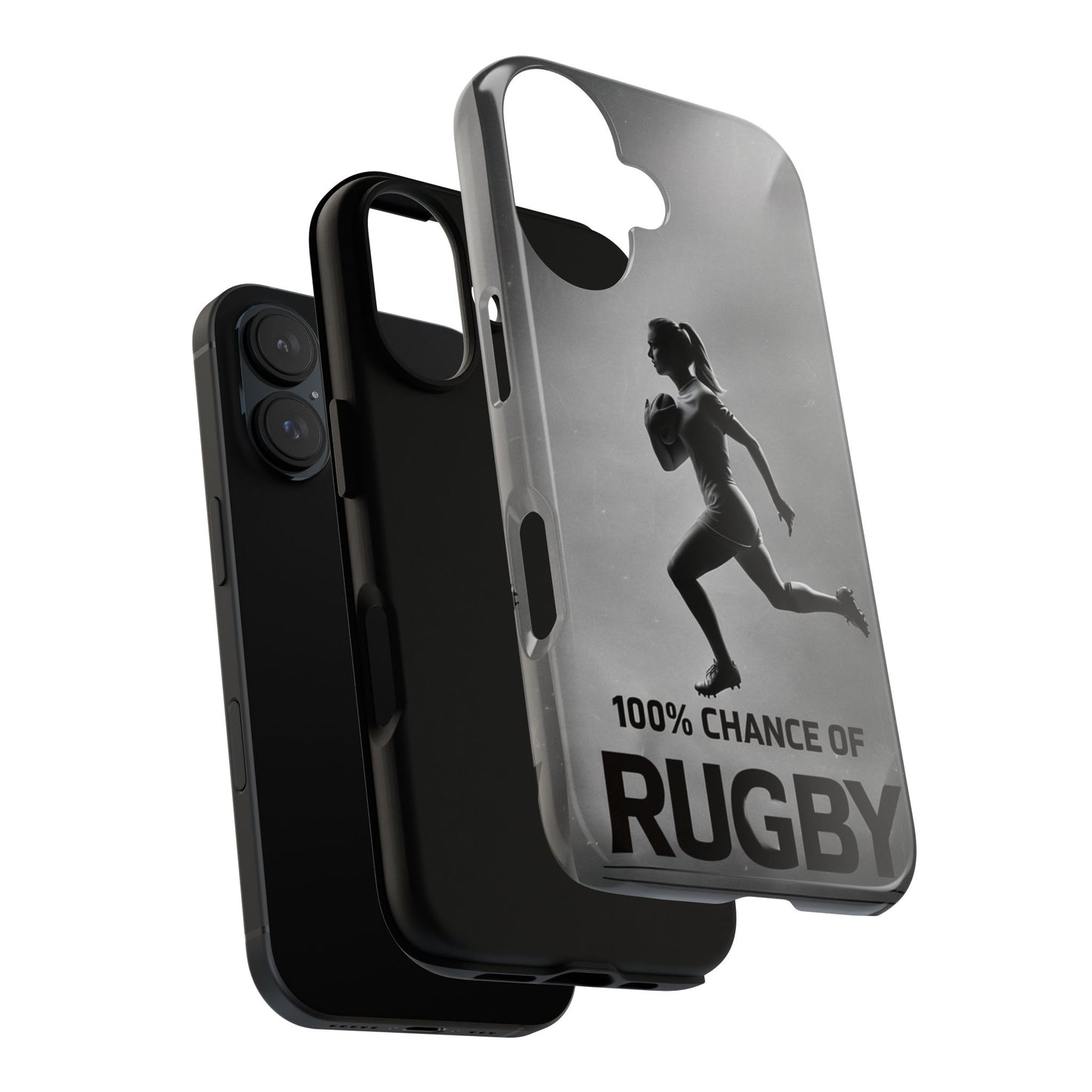 "Rain, Shine, Rugby" Mobile Phone Case