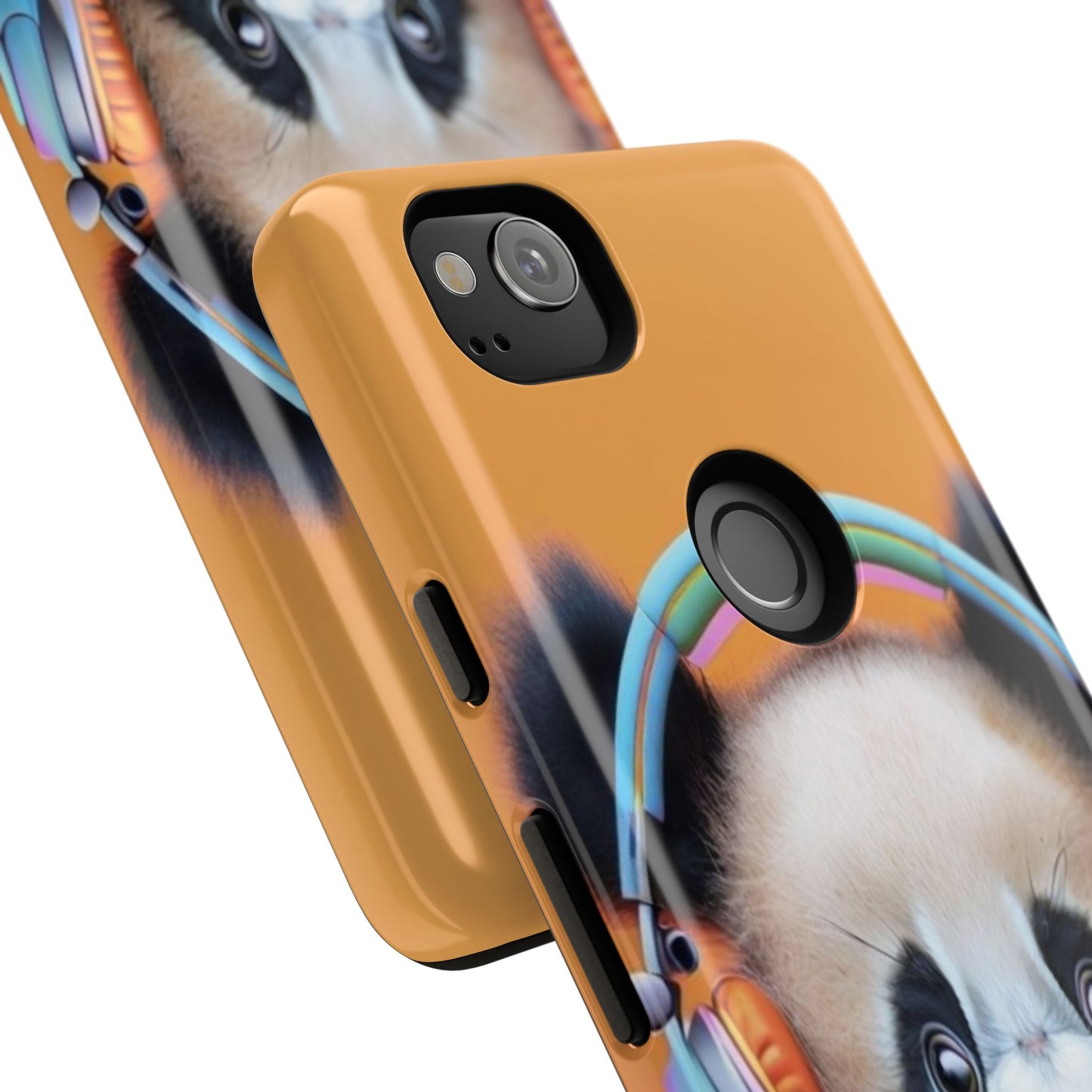 "Baby Panda wearing Headphones" Mobile Phone Case