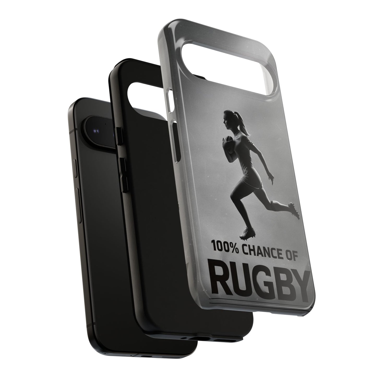 "Rain, Shine, Rugby" Mobile Phone Case