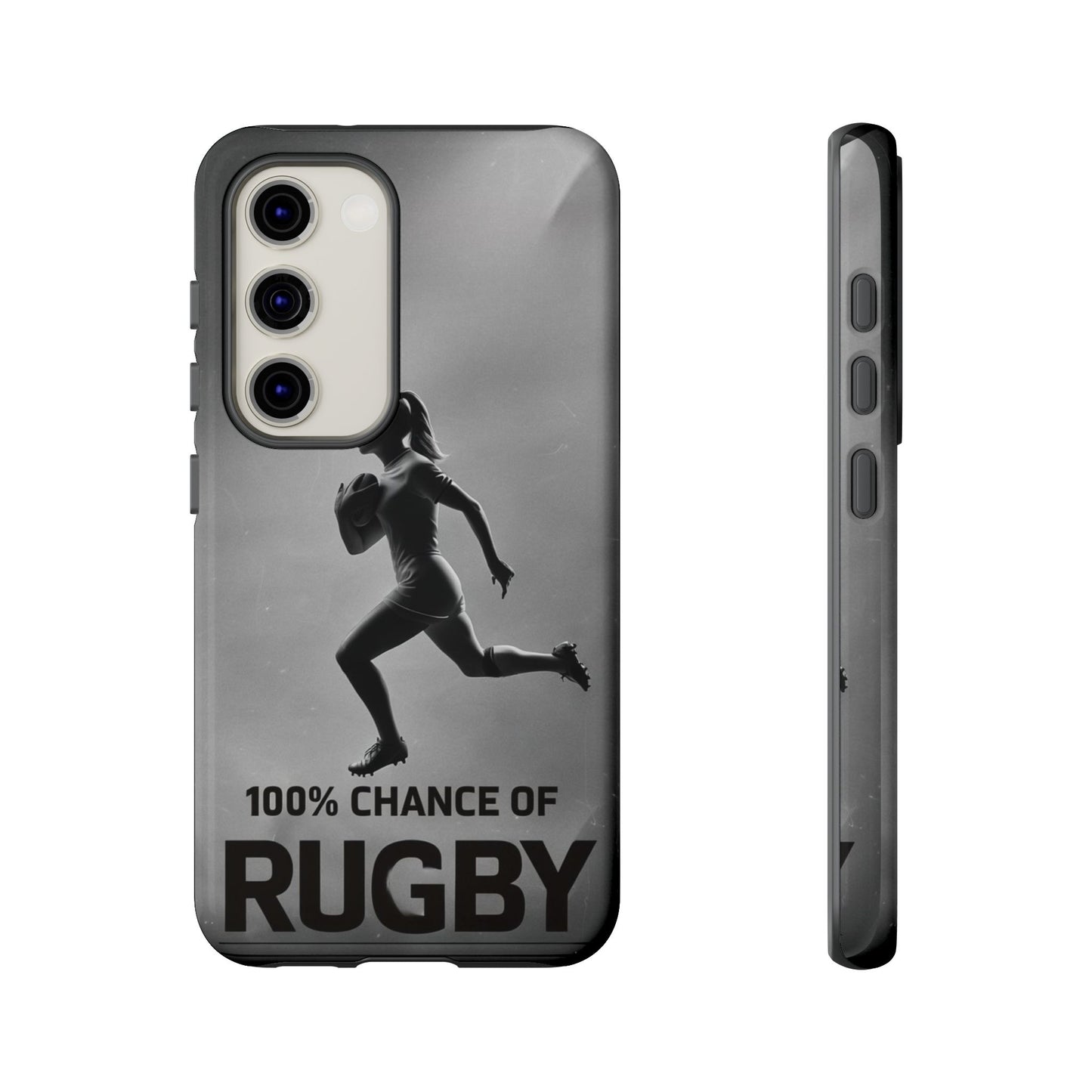 "Rain, Shine, Rugby" Mobile Phone Case