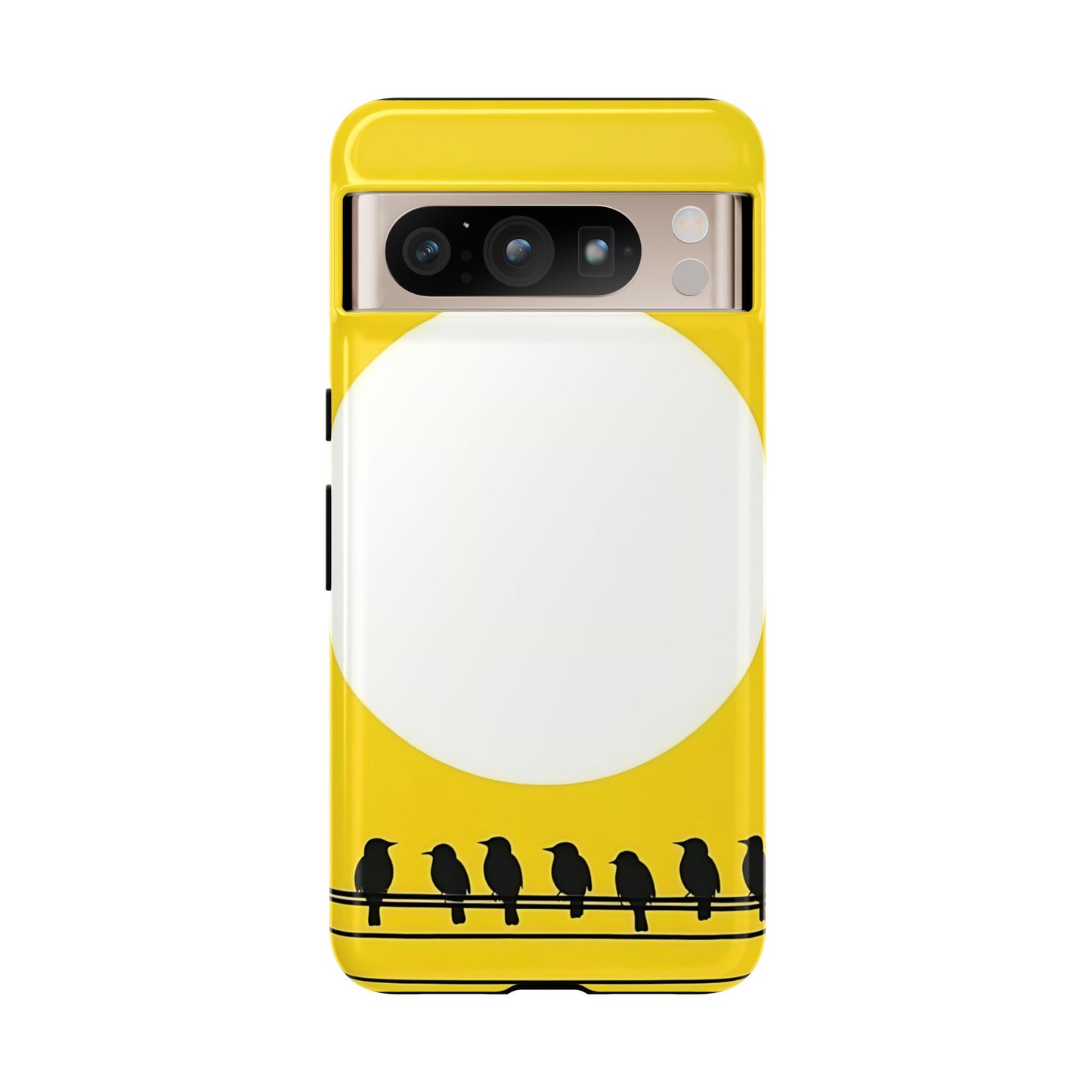 "The Feathered Assembly - Yellow" Mobile Phone Case