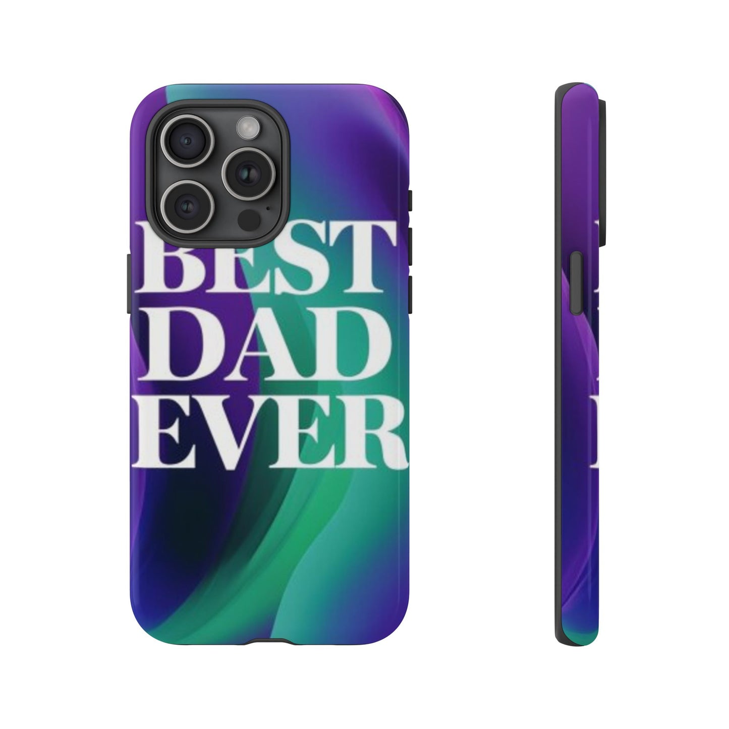 "Best Dad Ever" Mobile Phone Case (purple)