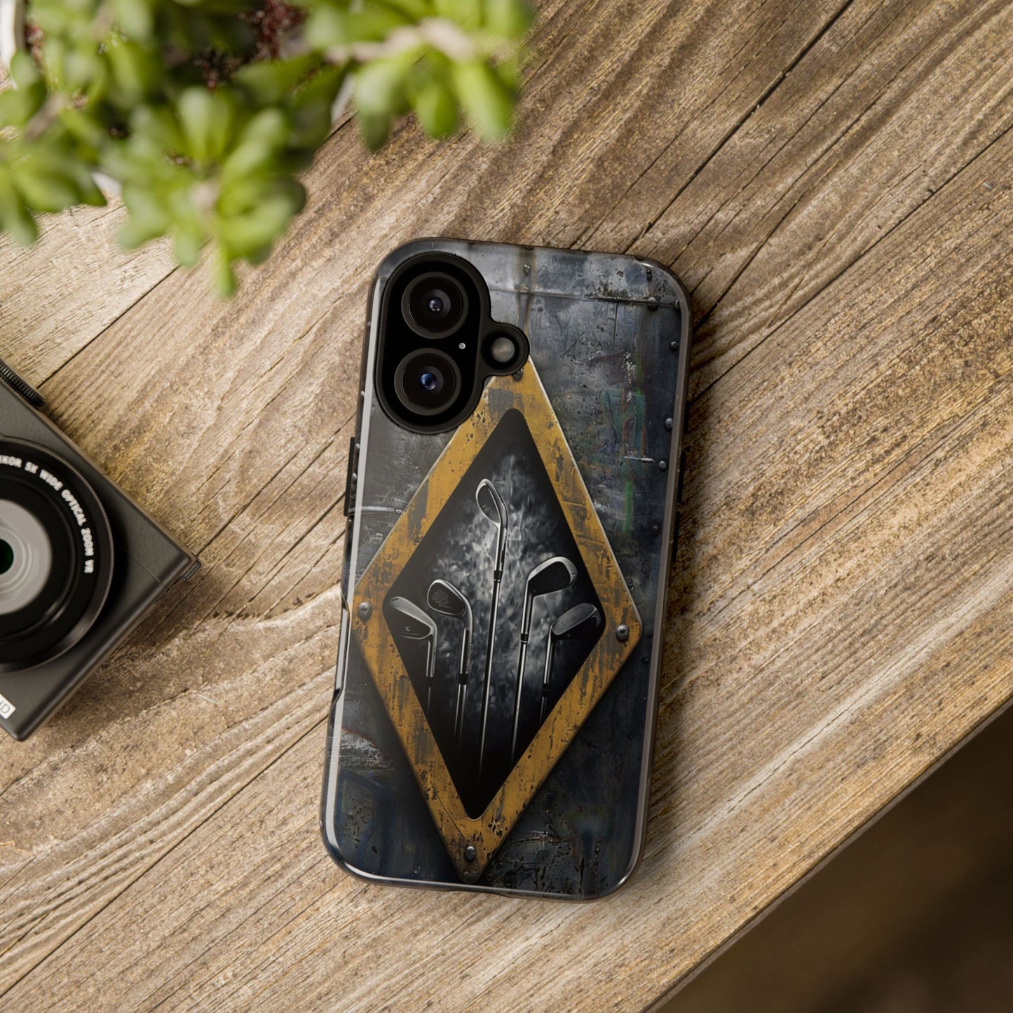 "Caution" Mobile Phone Case