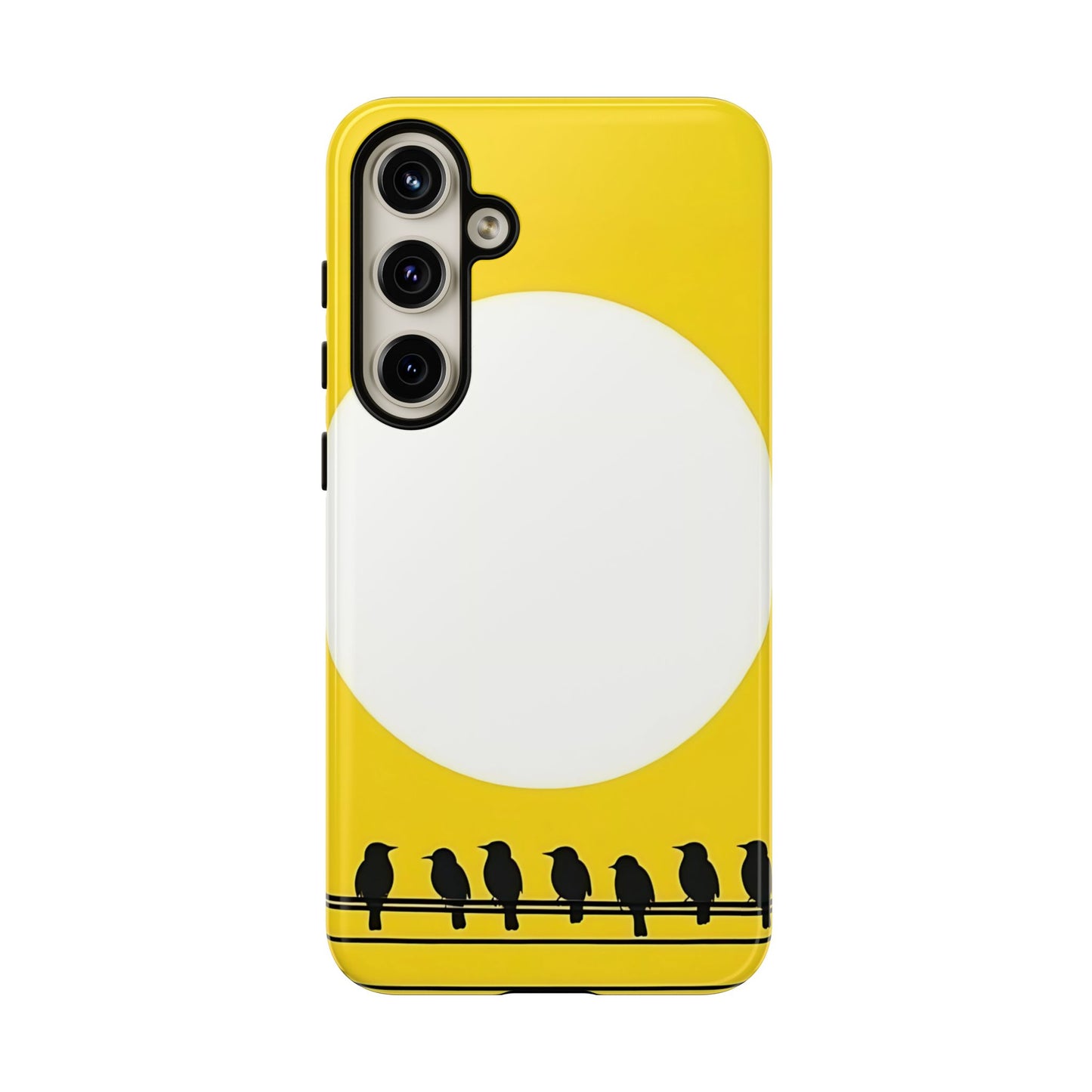 "The Feathered Assembly - Yellow" Mobile Phone Case