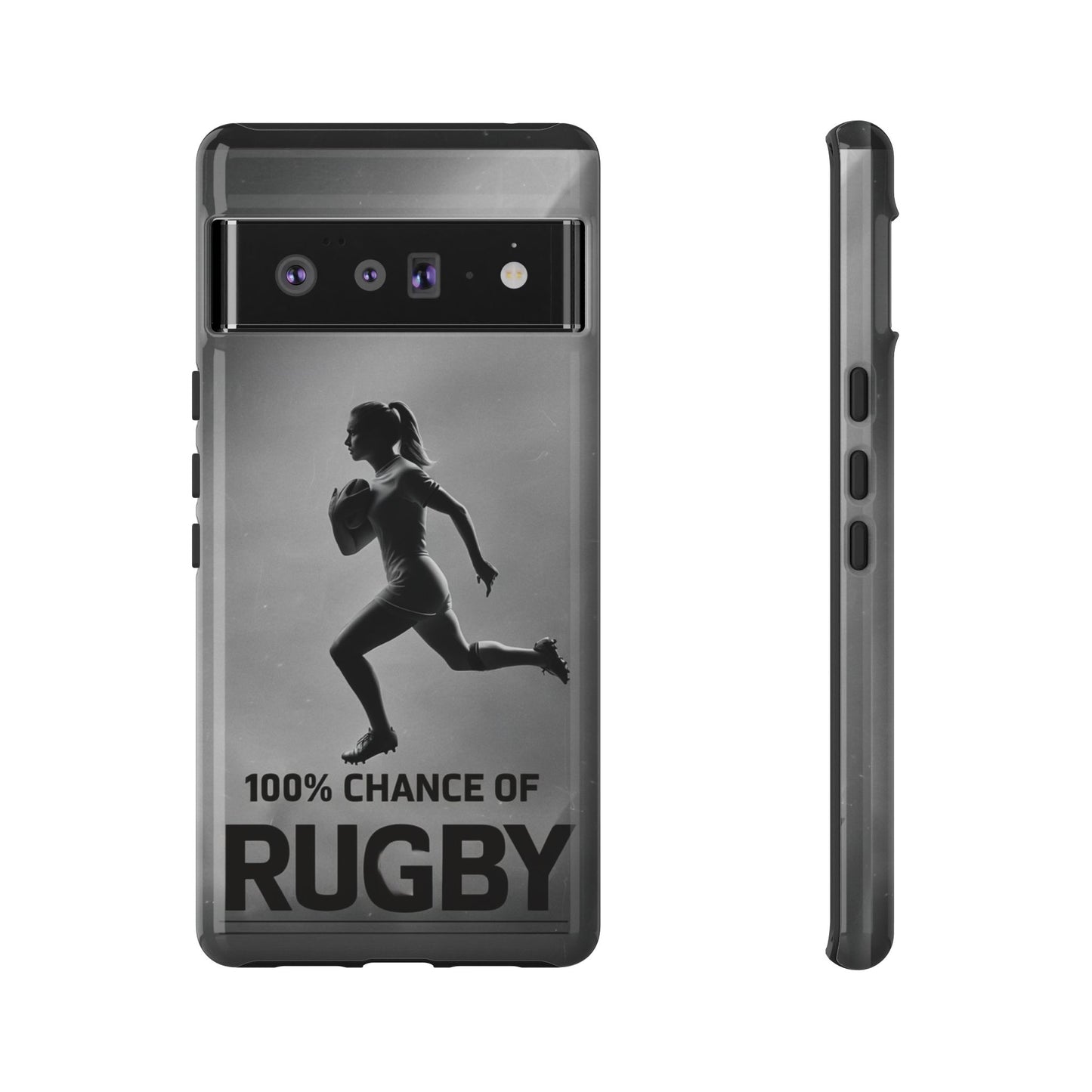 "Rain, Shine, Rugby" Mobile Phone Case