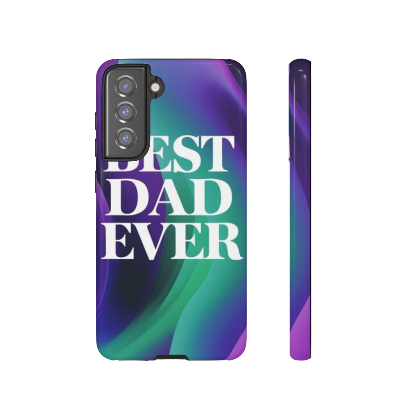 "Best Dad Ever" Mobile Phone Case (purple)