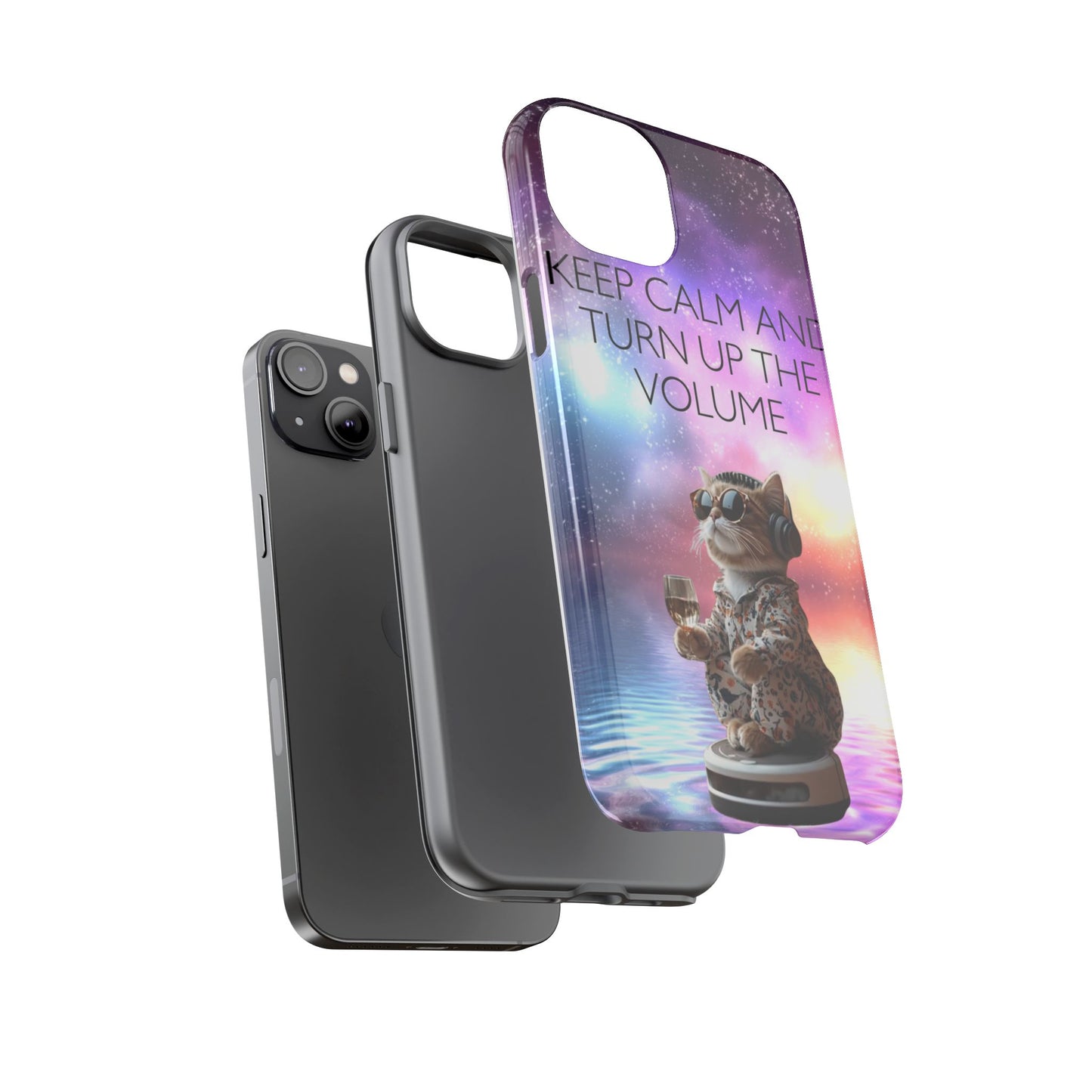 "Keep calm and turn up the Volume" Mobile Phone Case (mix)