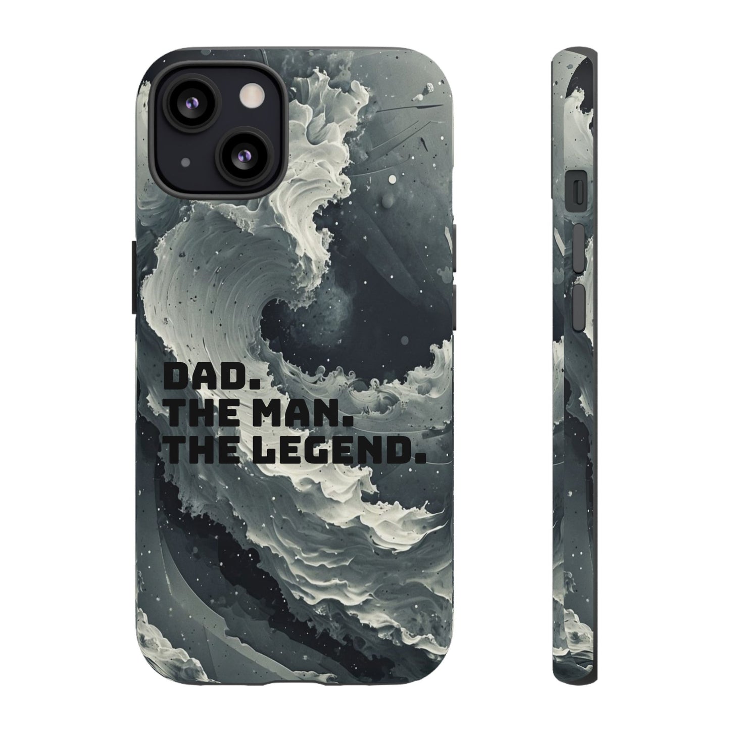 "Dad. The Man. The Legend" Mobile Phone Case (grey)