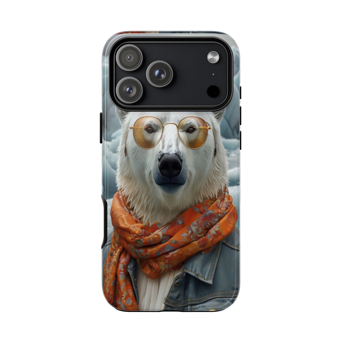 "Urban Zen Polar Bear" Mobile Phone Case