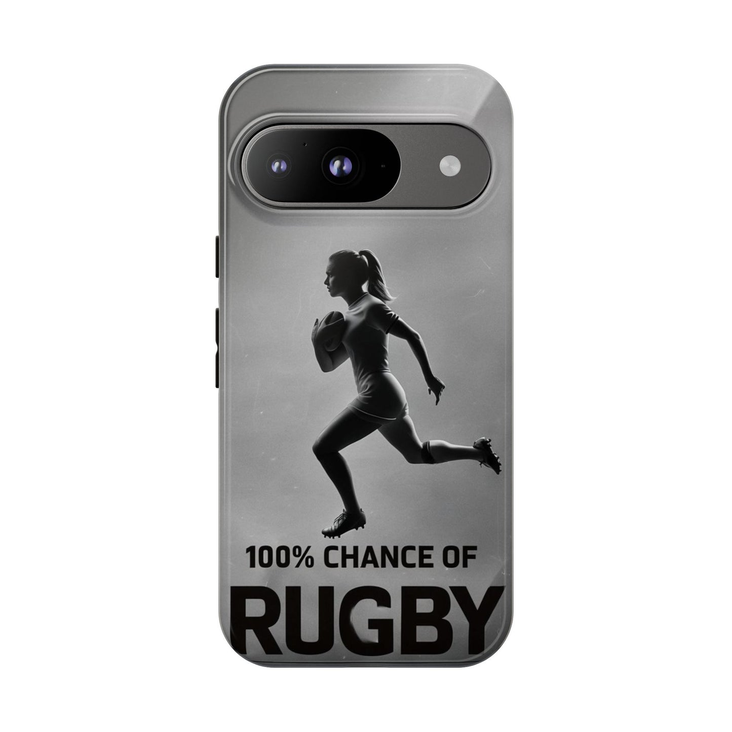 "Rain, Shine, Rugby" Mobile Phone Case