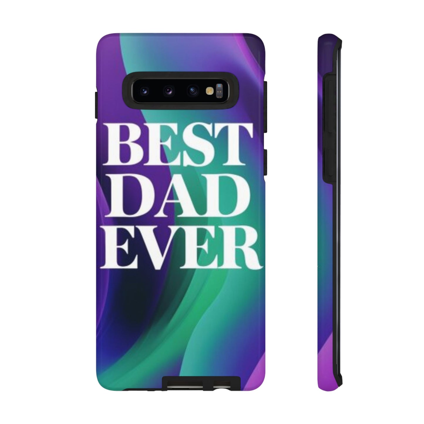 "Best Dad Ever" Mobile Phone Case (purple)