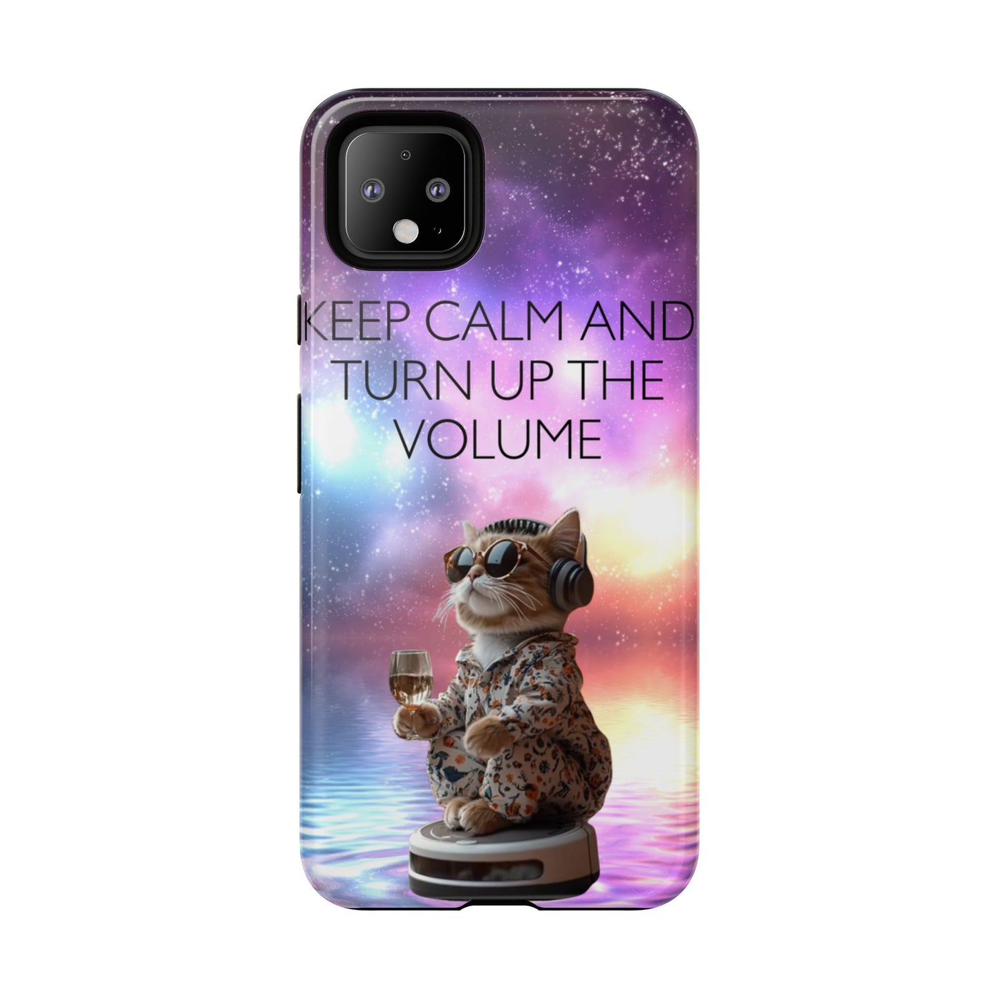 "Keep calm and turn up the Volume" Mobile Phone Case (mix)