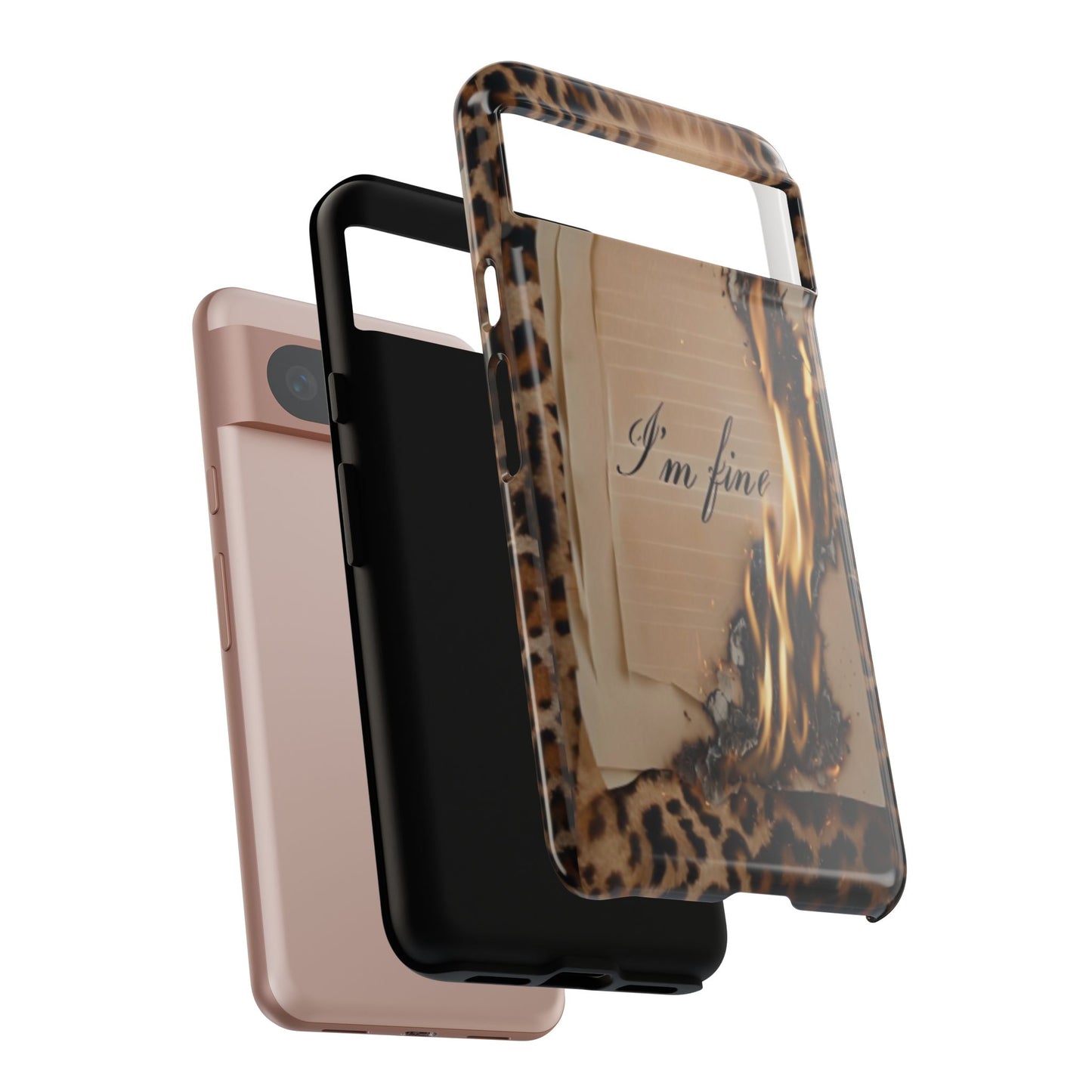 "I Am Fine" Mobile Phone Case